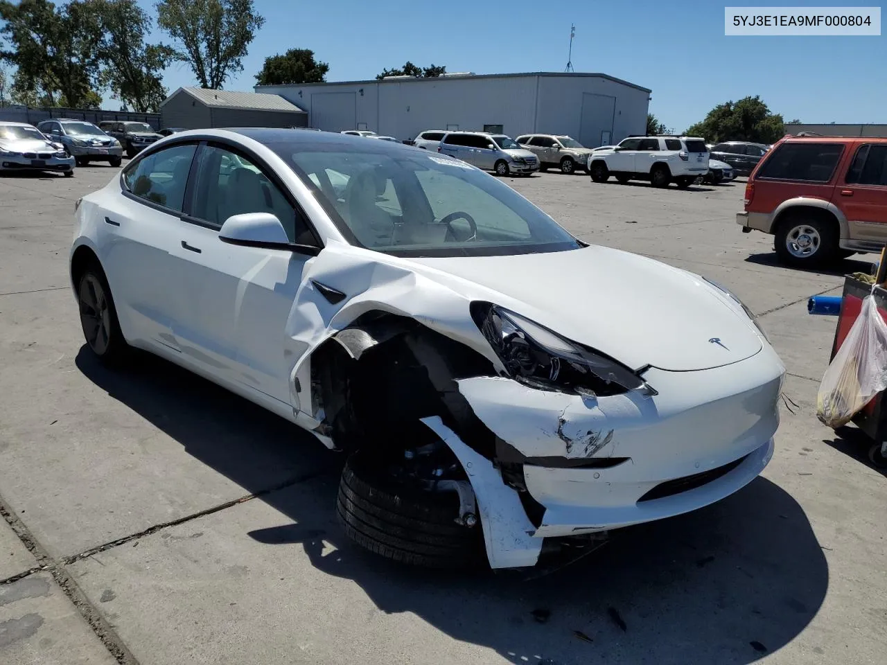 5YJ3E1EA9MF000804 2021 Tesla Model 3