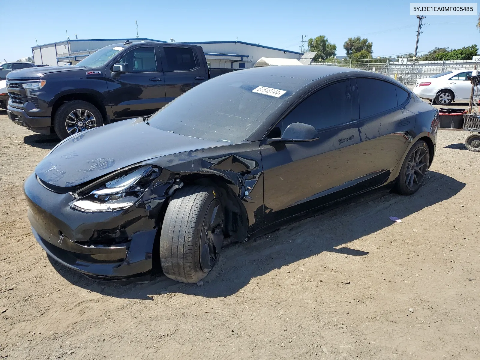 5YJ3E1EA0MF005485 2021 Tesla Model 3