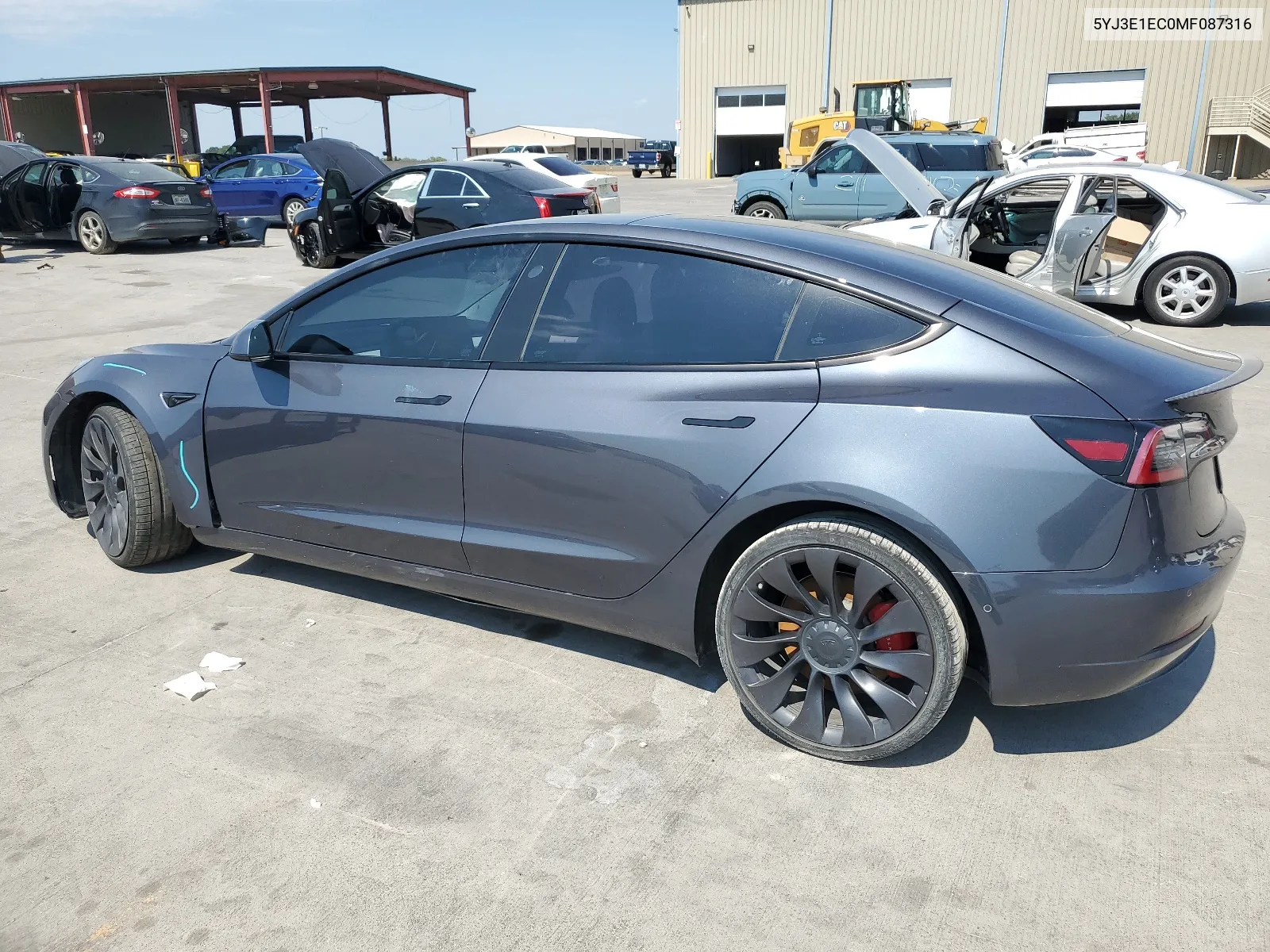 5YJ3E1EC0MF087316 2021 Tesla Model 3