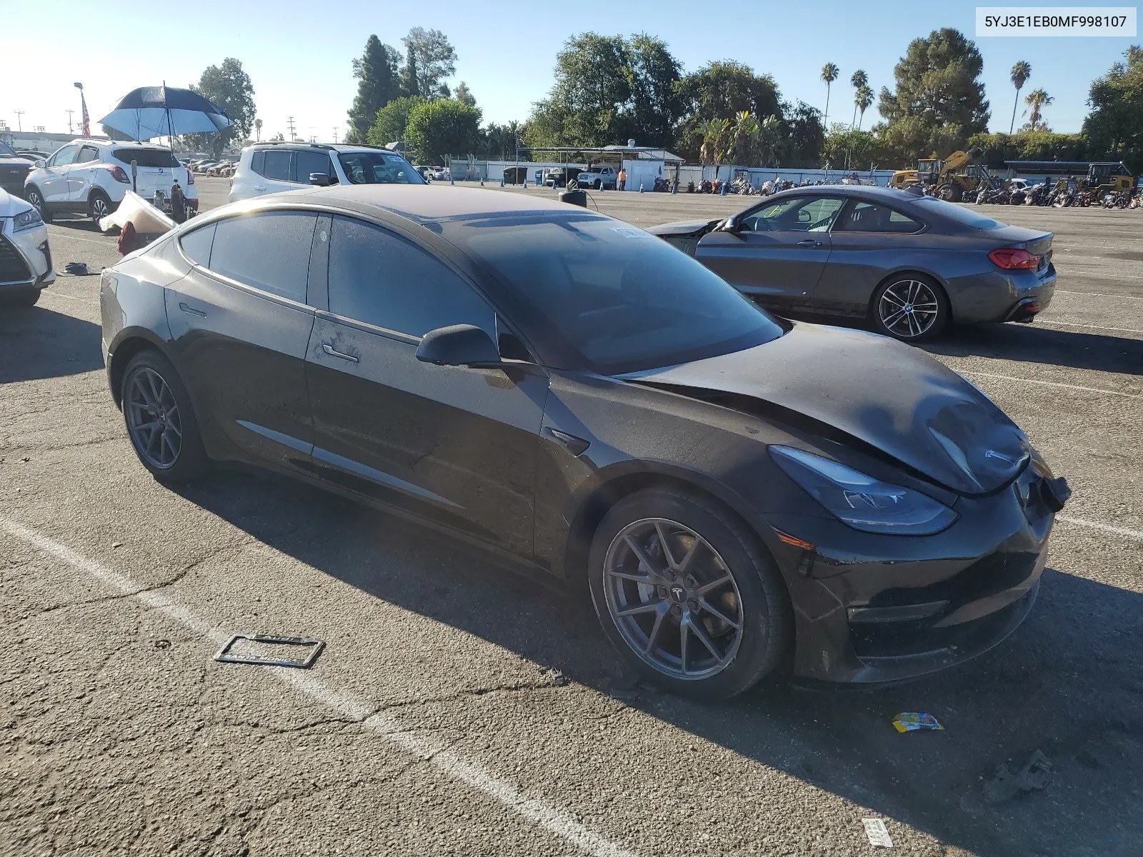 5YJ3E1EB0MF998107 2021 Tesla Model 3