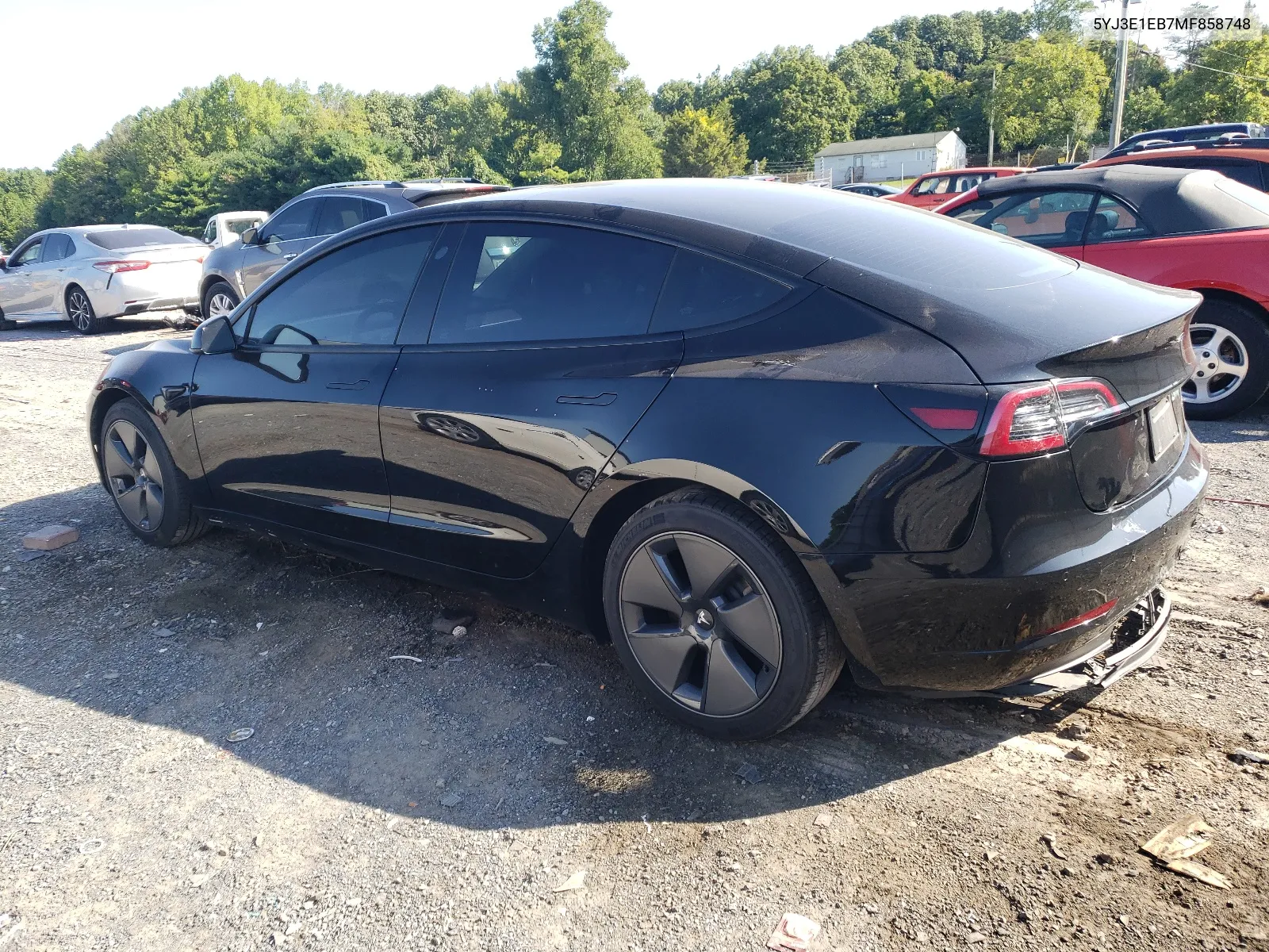 2021 Tesla Model 3 VIN: 5YJ3E1EB7MF858748 Lot: 67665424