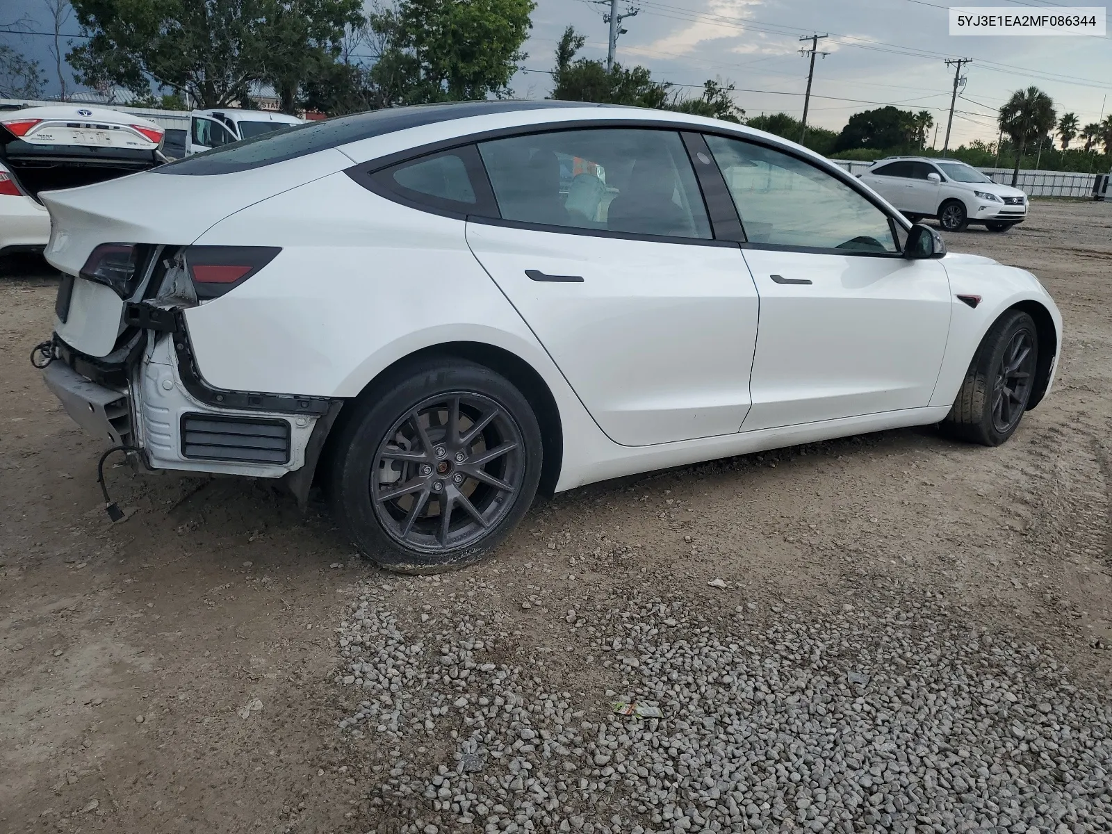 2021 Tesla Model 3 VIN: 5YJ3E1EA2MF086344 Lot: 67686344