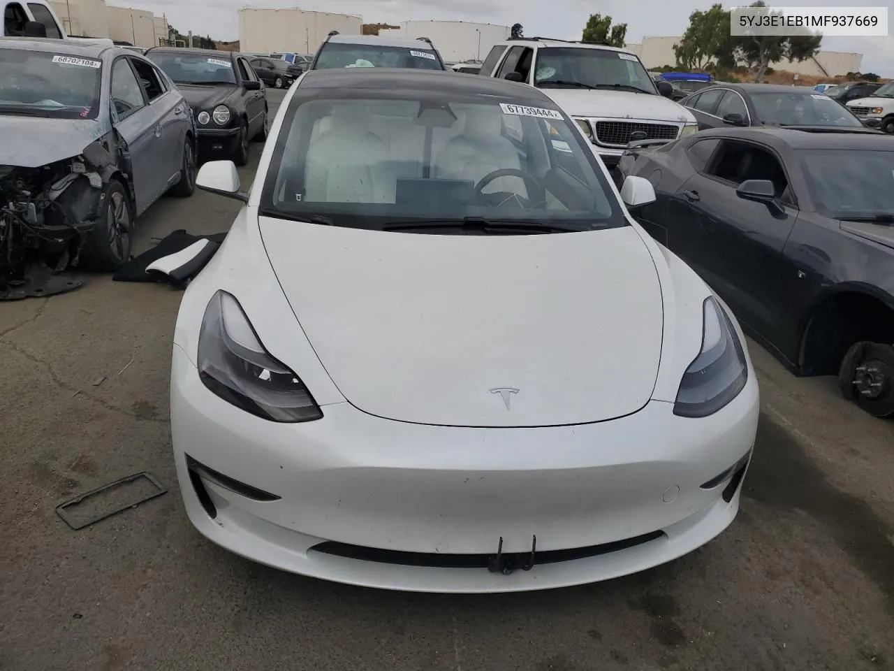 5YJ3E1EB1MF937669 2021 Tesla Model 3