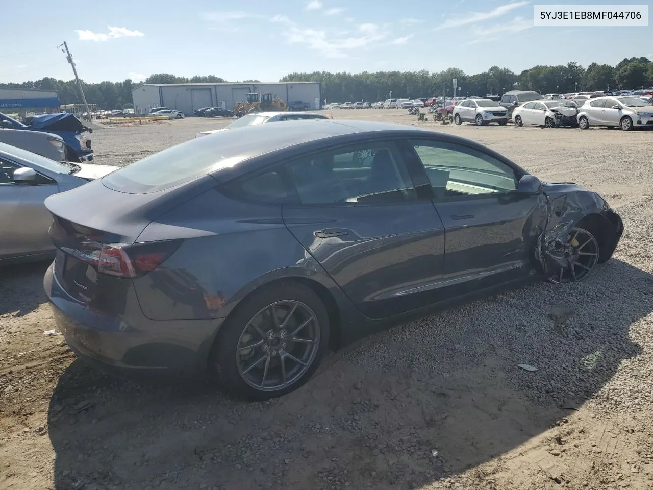 5YJ3E1EB8MF044706 2021 Tesla Model 3