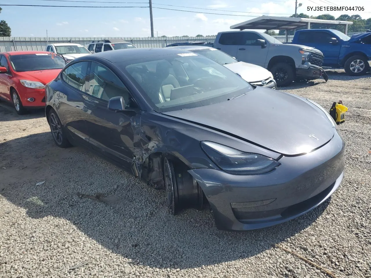 5YJ3E1EB8MF044706 2021 Tesla Model 3