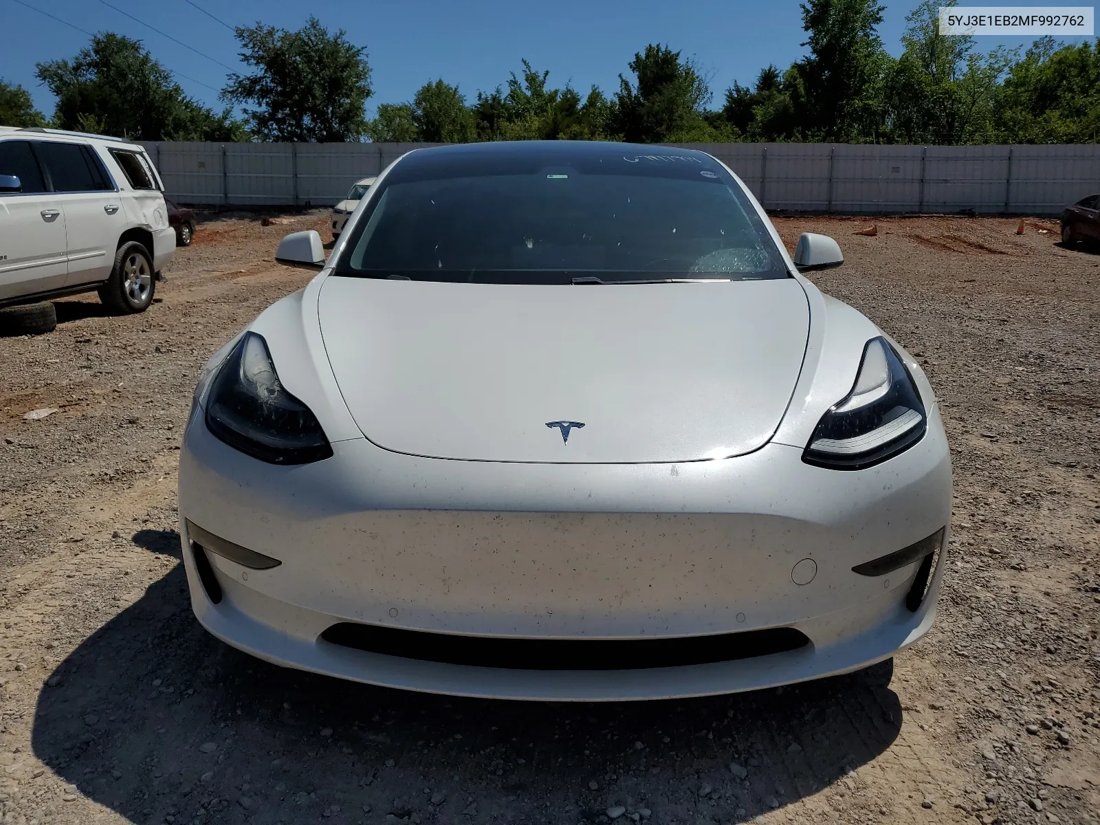 2021 Tesla Model 3 VIN: 5YJ3E1EB2MF992762 Lot: 67917994