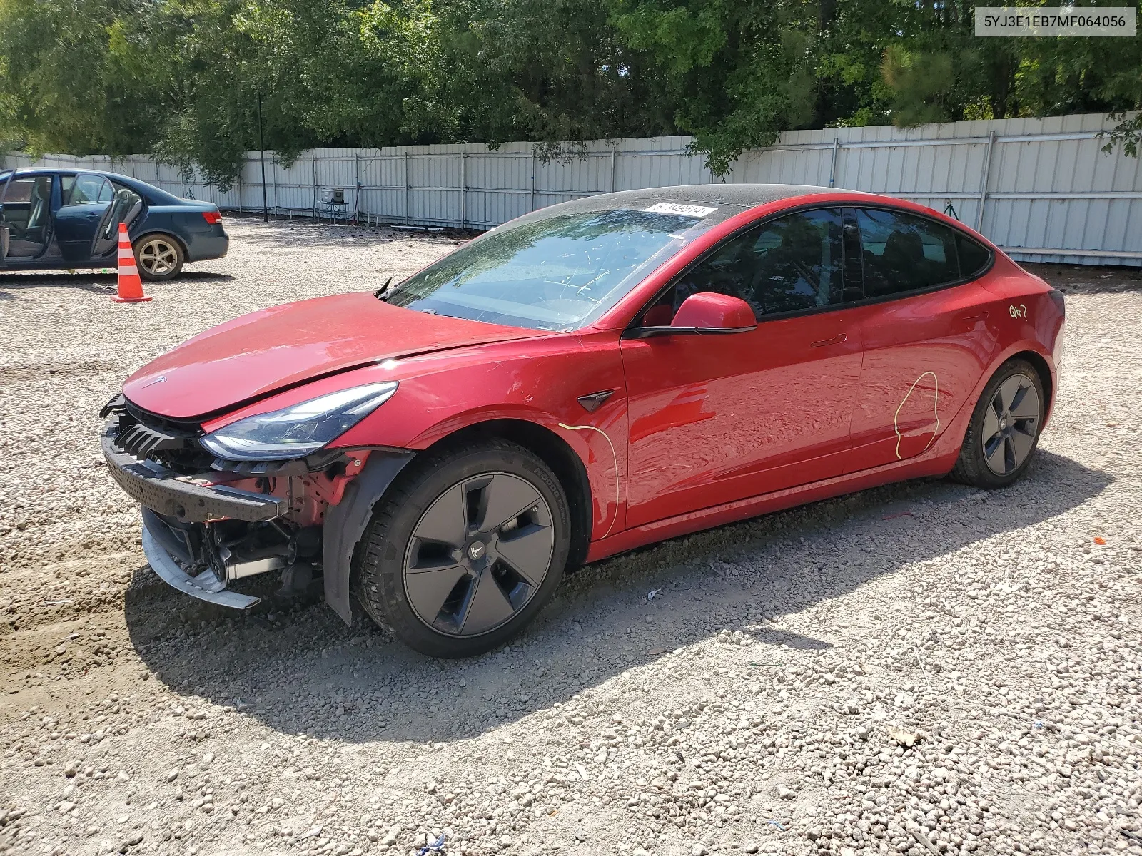 5YJ3E1EB7MF064056 2021 Tesla Model 3