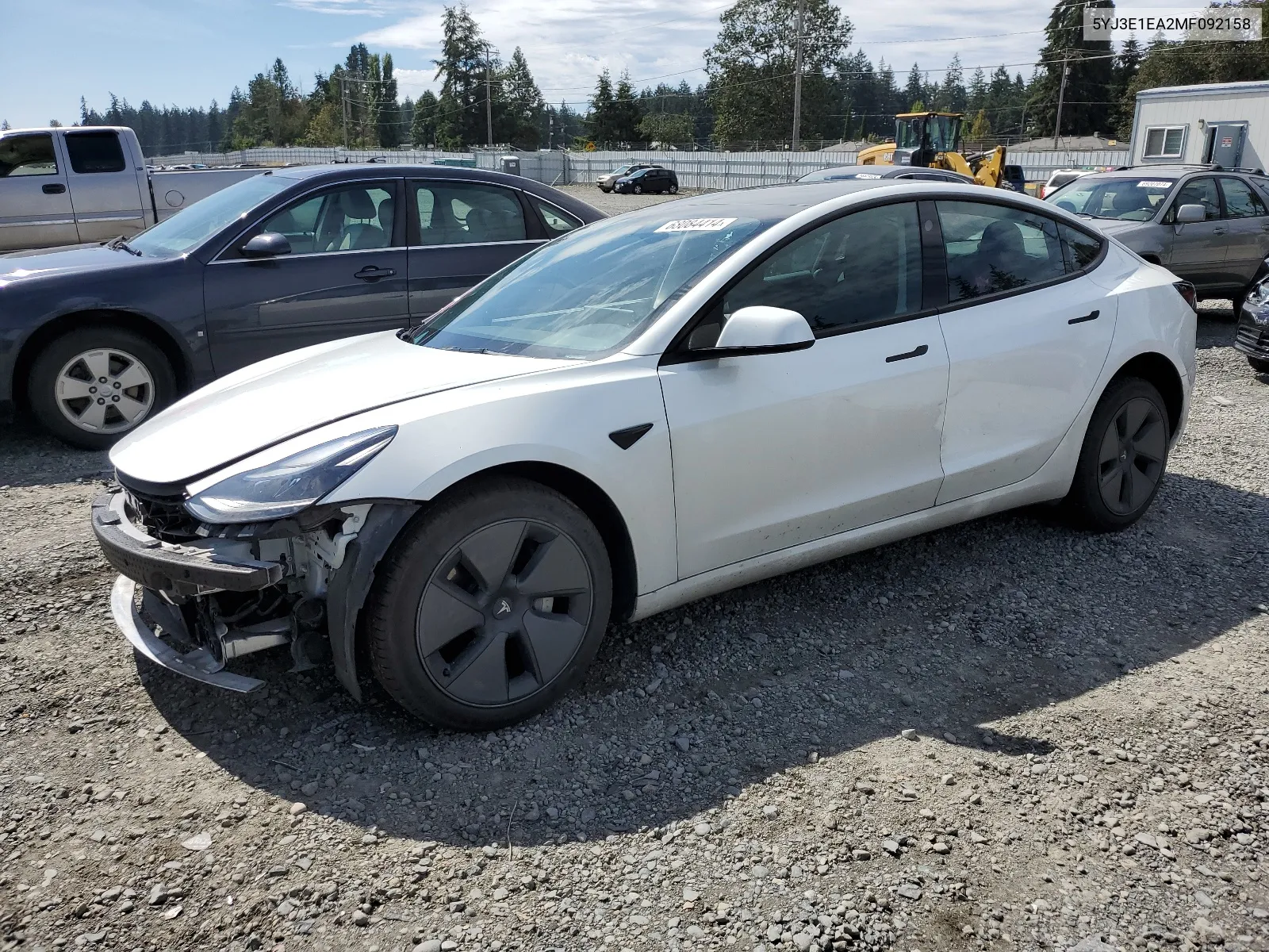 5YJ3E1EA2MF092158 2021 Tesla Model 3