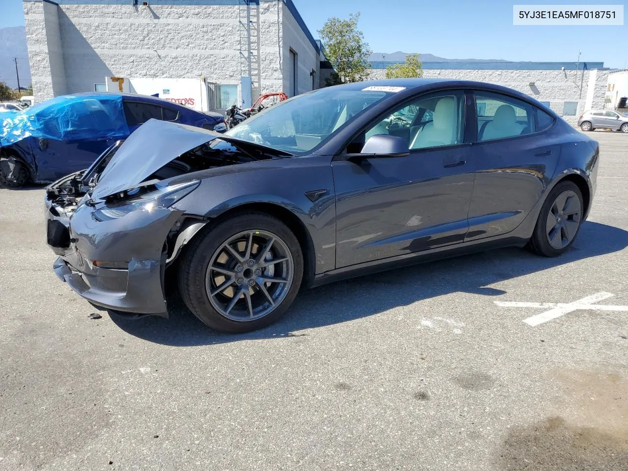 5YJ3E1EA5MF018751 2021 Tesla Model 3