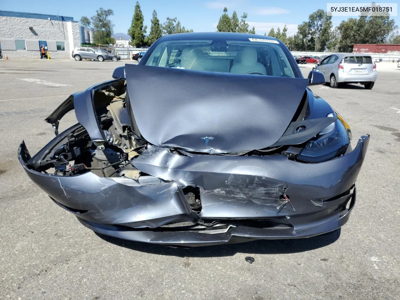 5YJ3E1EA5MF018751 2021 Tesla Model 3