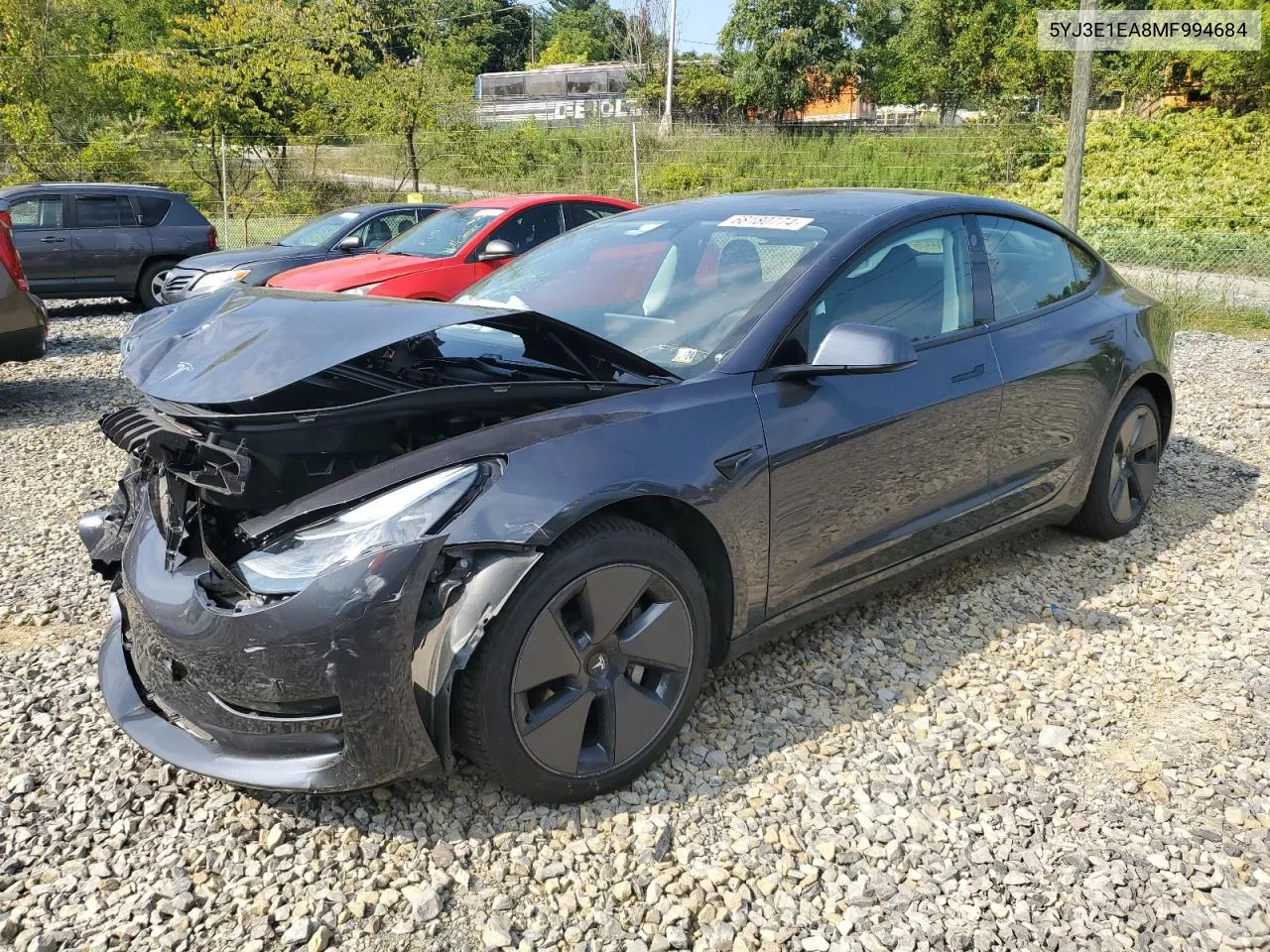 5YJ3E1EA8MF994684 2021 Tesla Model 3