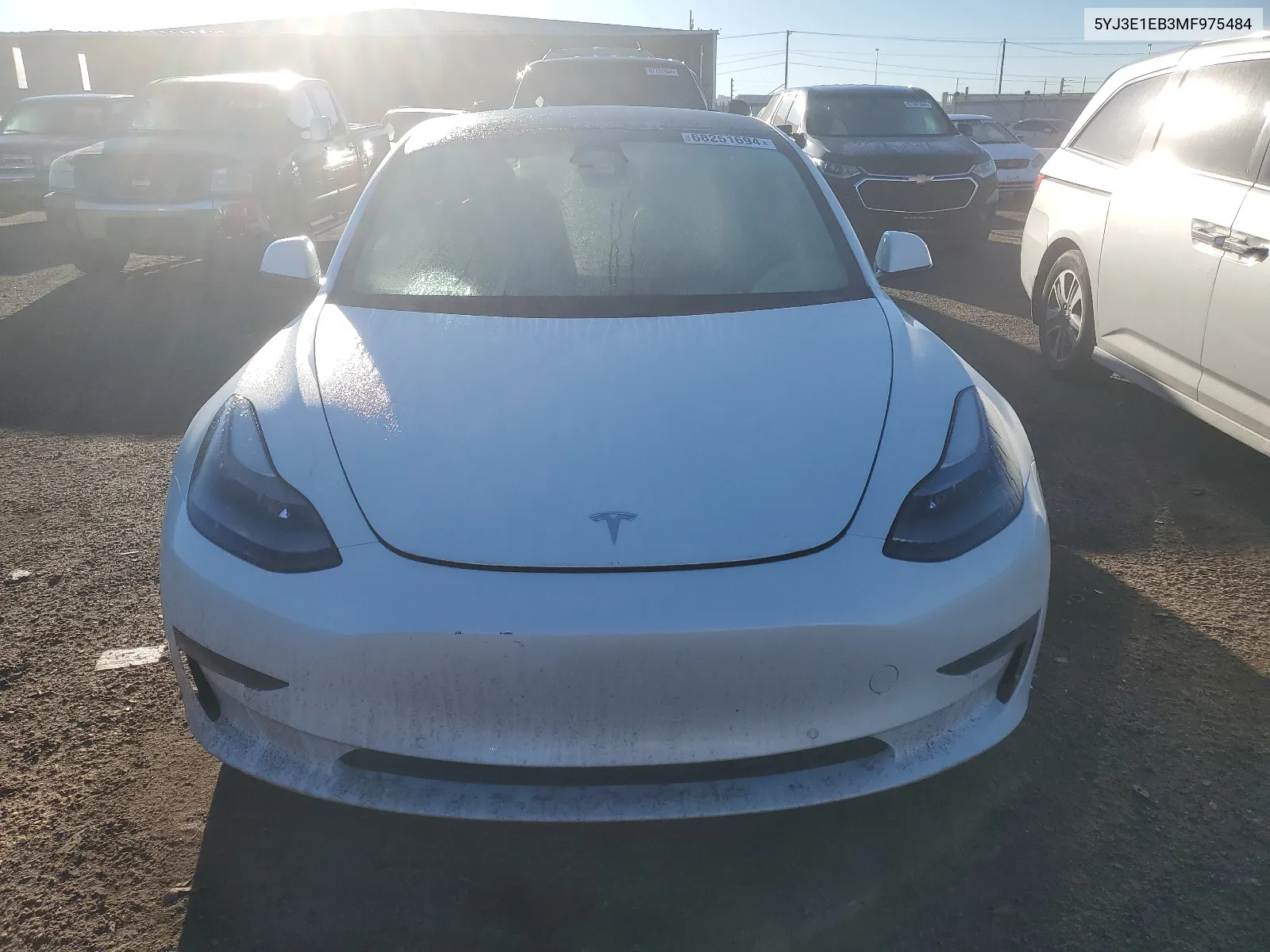 2021 Tesla Model 3 VIN: 5YJ3E1EB3MF975484 Lot: 68251694