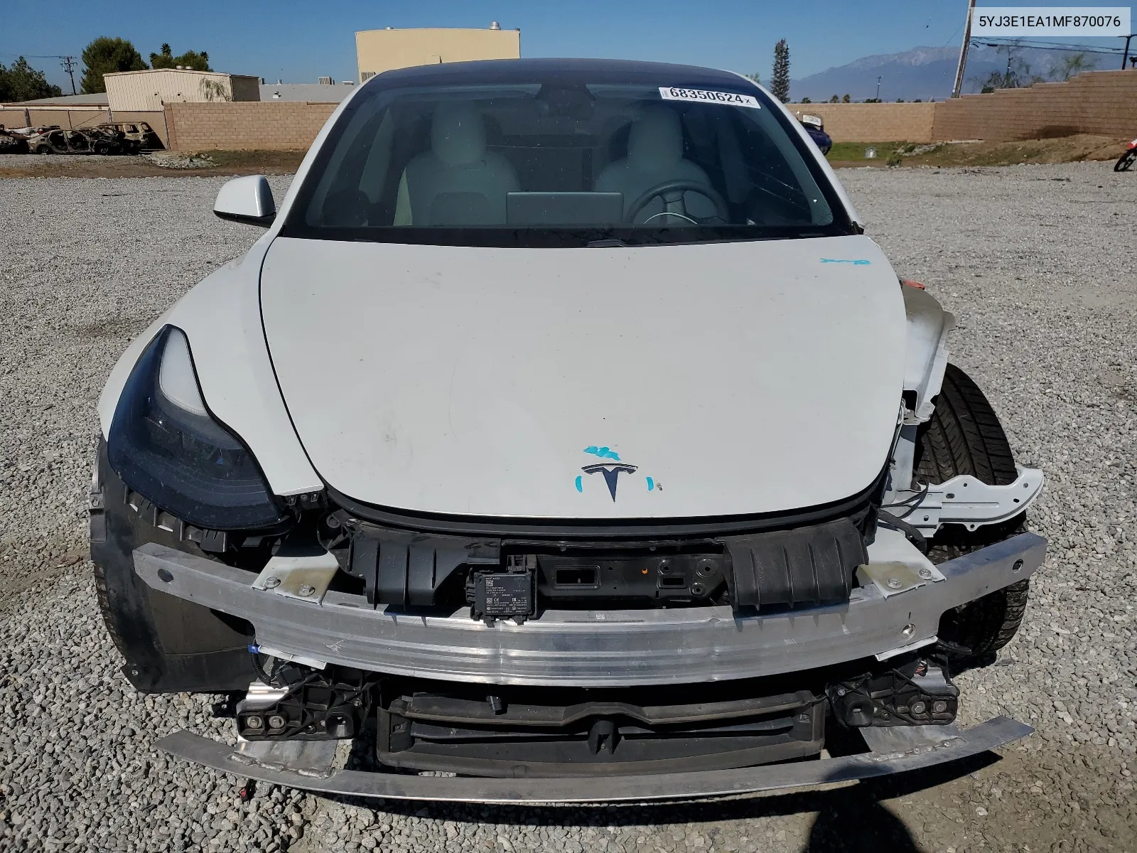 5YJ3E1EA1MF870076 2021 Tesla Model 3