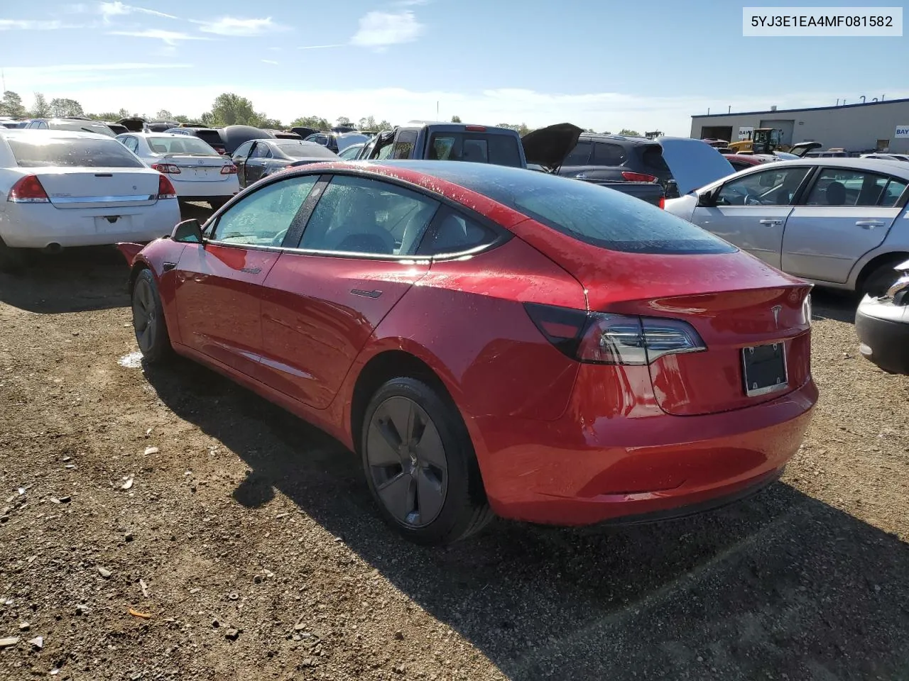 5YJ3E1EA4MF081582 2021 Tesla Model 3