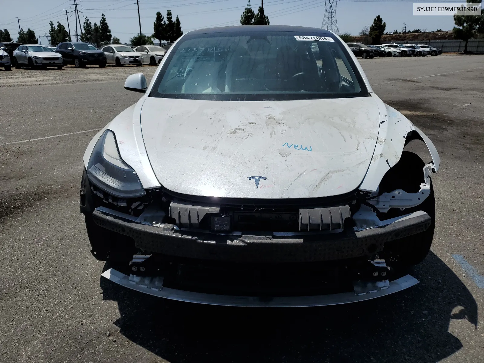 5YJ3E1EB9MF938990 2021 Tesla Model 3