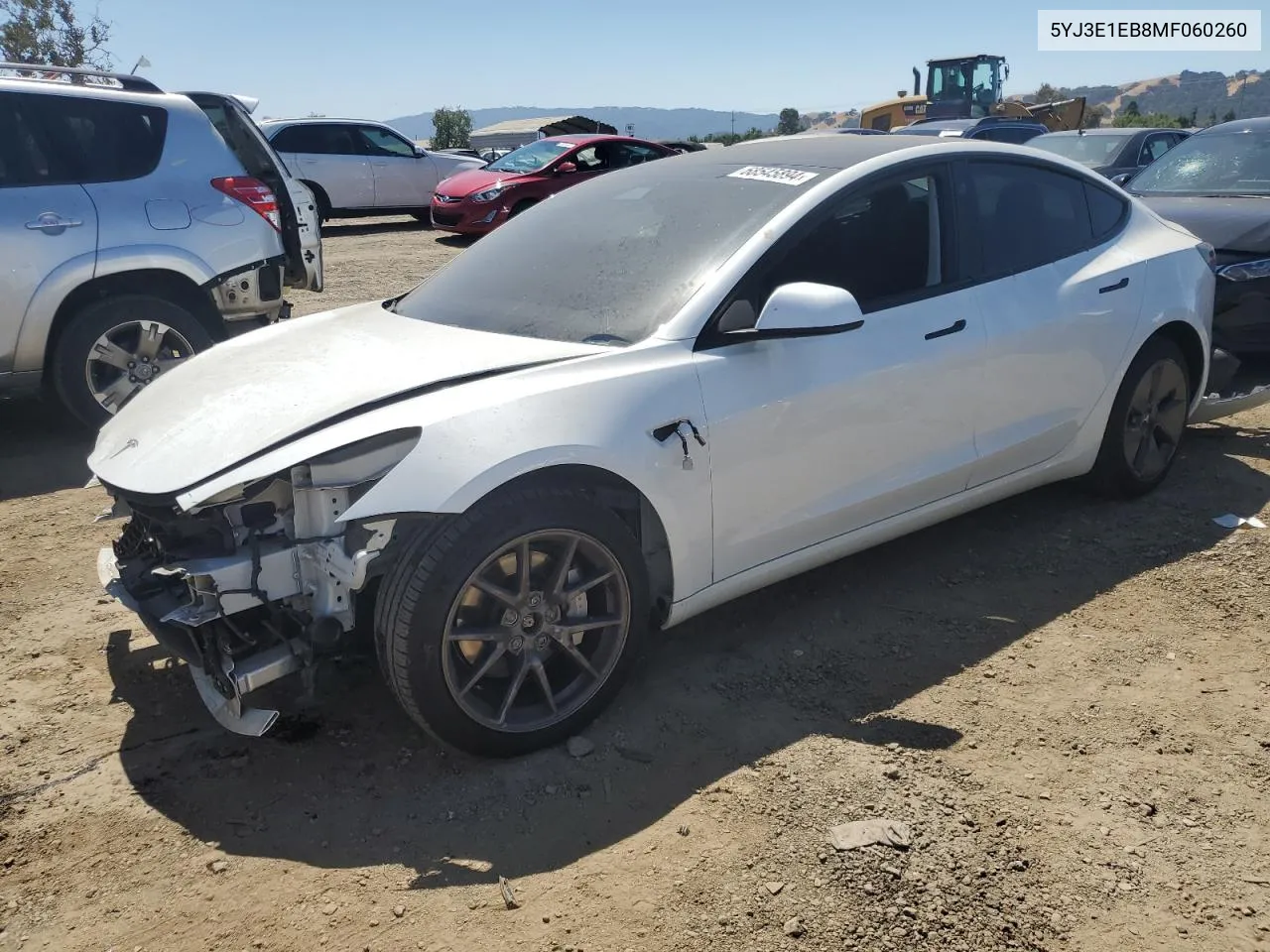 5YJ3E1EB8MF060260 2021 Tesla Model 3