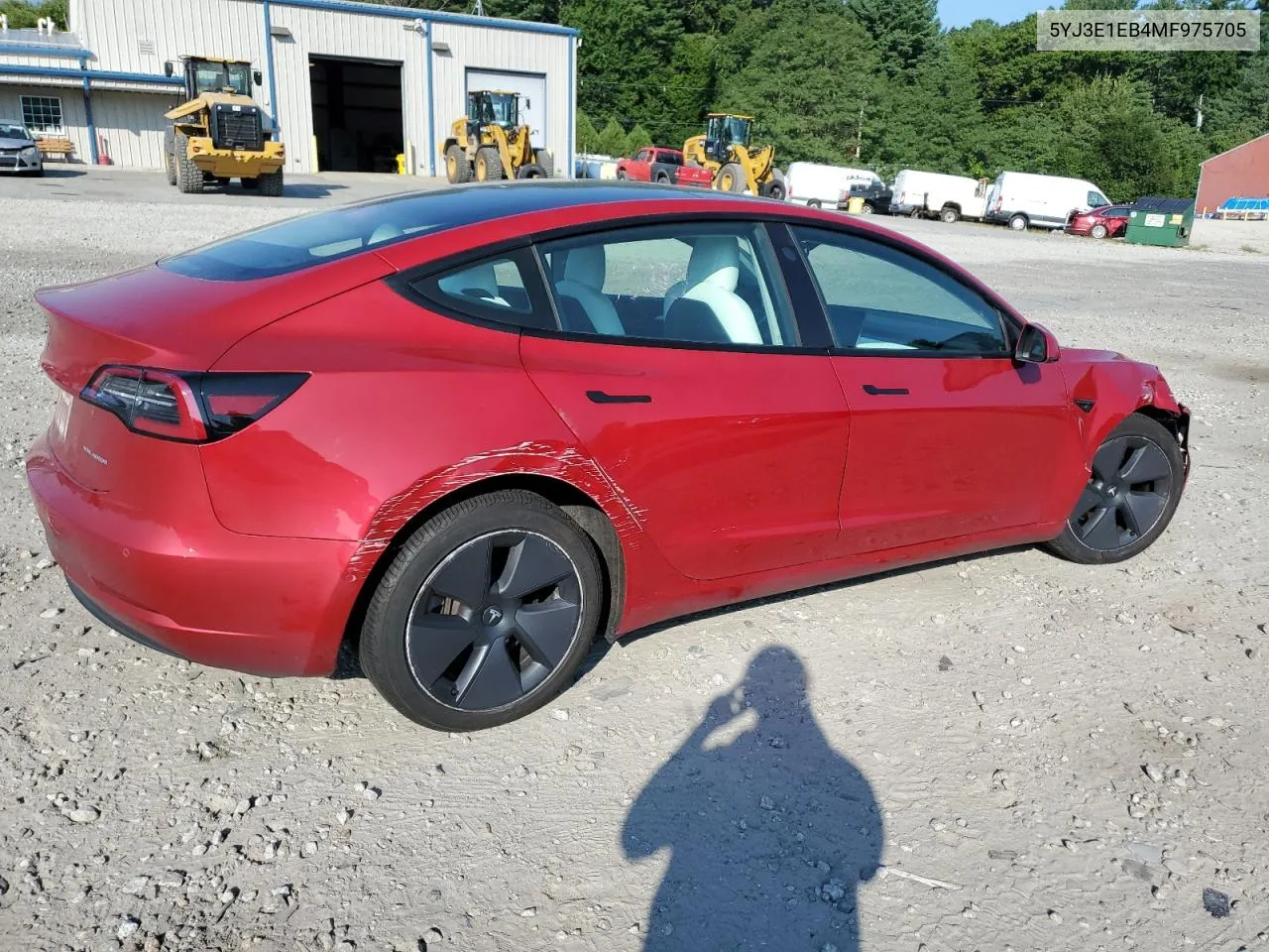 5YJ3E1EB4MF975705 2021 Tesla Model 3