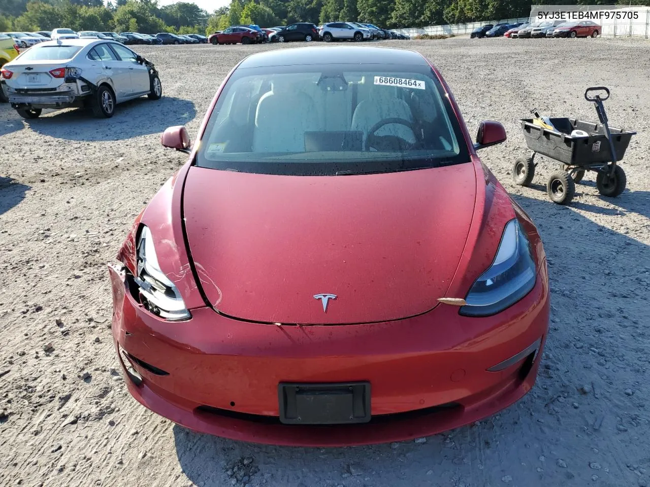 5YJ3E1EB4MF975705 2021 Tesla Model 3