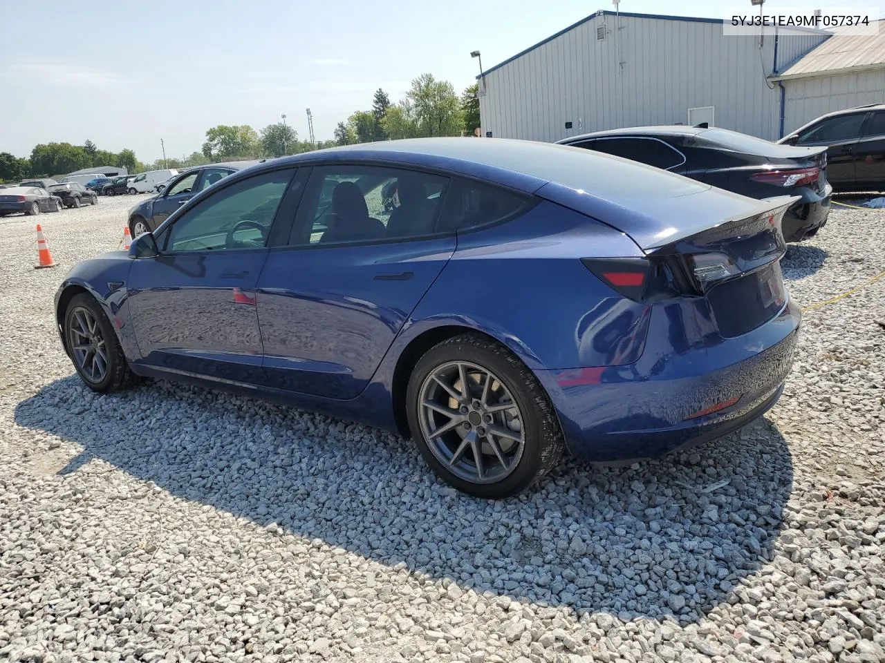 2021 Tesla Model 3 VIN: 5YJ3E1EA9MF057374 Lot: 68646374