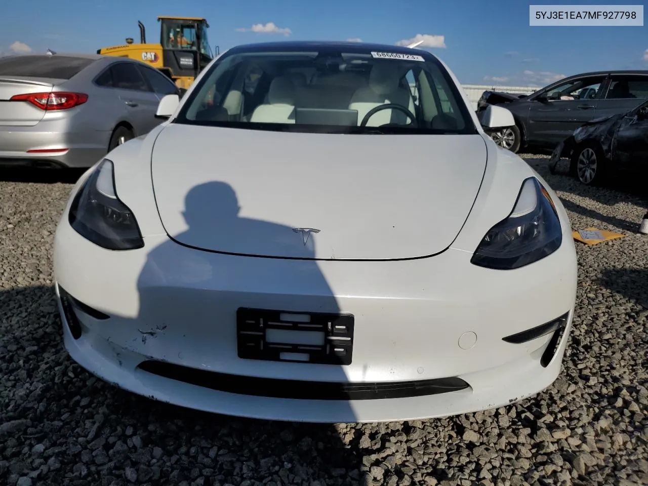 5YJ3E1EA7MF927798 2021 Tesla Model 3