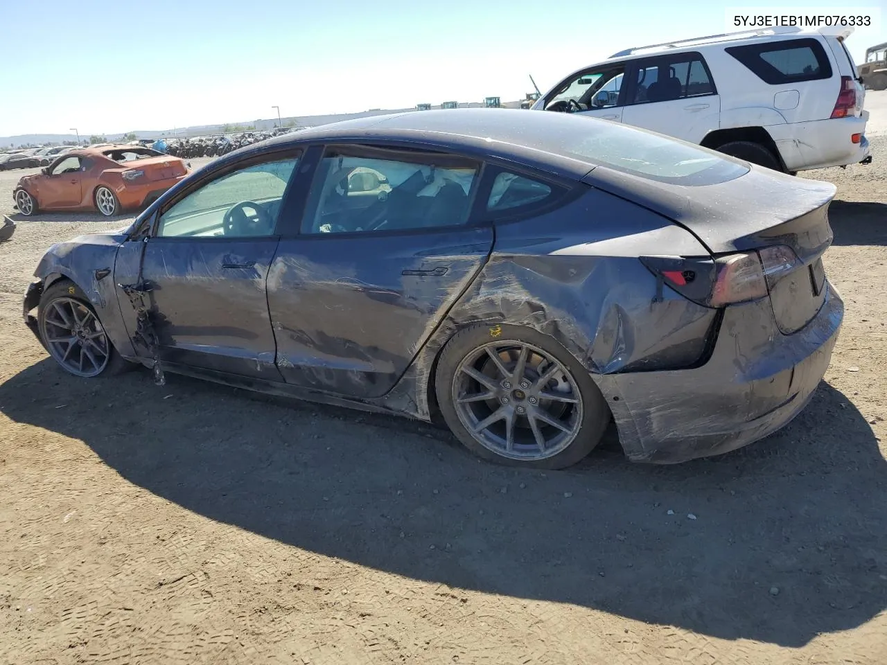 5YJ3E1EB1MF076333 2021 Tesla Model 3