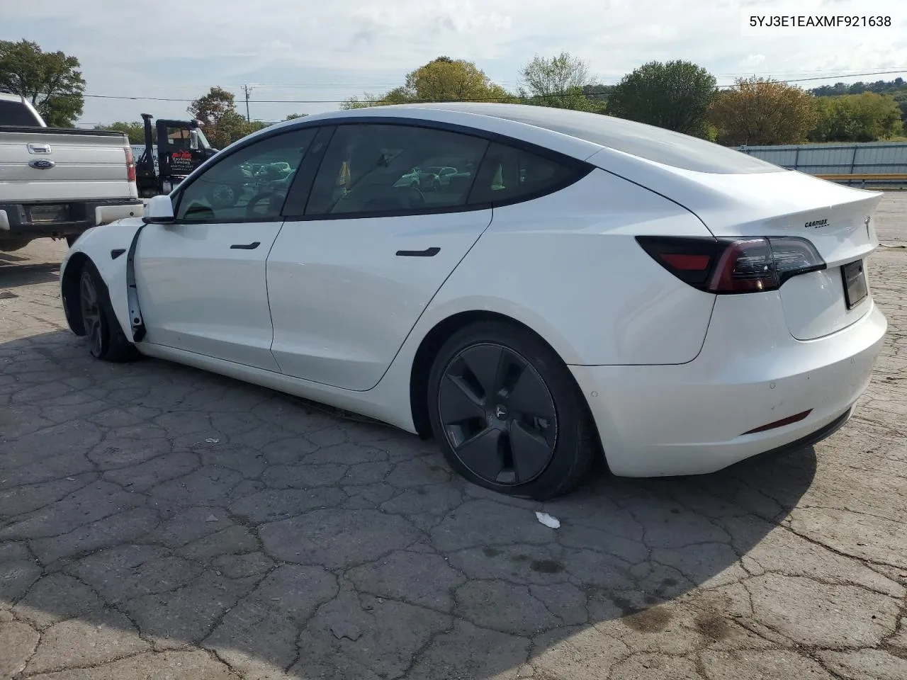 2021 Tesla Model 3 VIN: 5YJ3E1EAXMF921638 Lot: 69122154