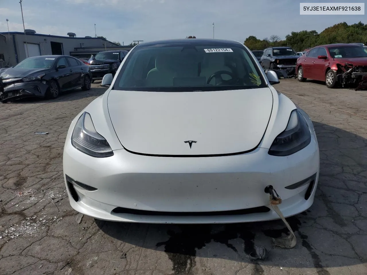 5YJ3E1EAXMF921638 2021 Tesla Model 3