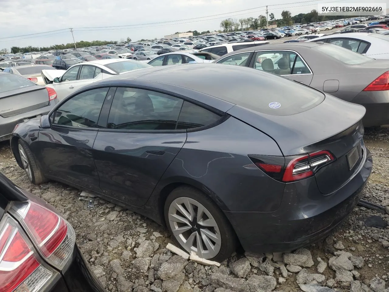 2021 Tesla Model 3 VIN: 5YJ3E1EB2MF902669 Lot: 69216114