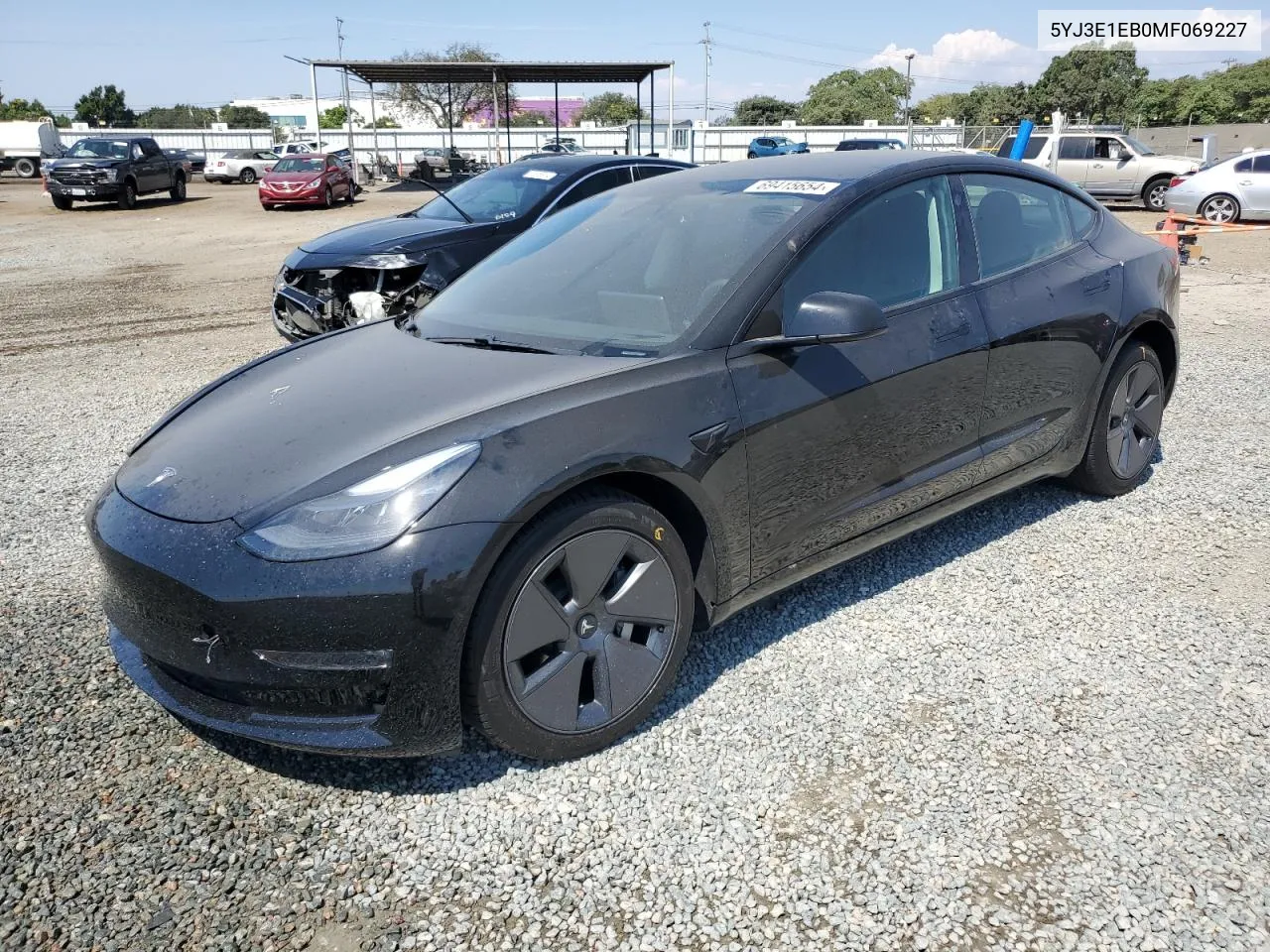 5YJ3E1EB0MF069227 2021 Tesla Model 3