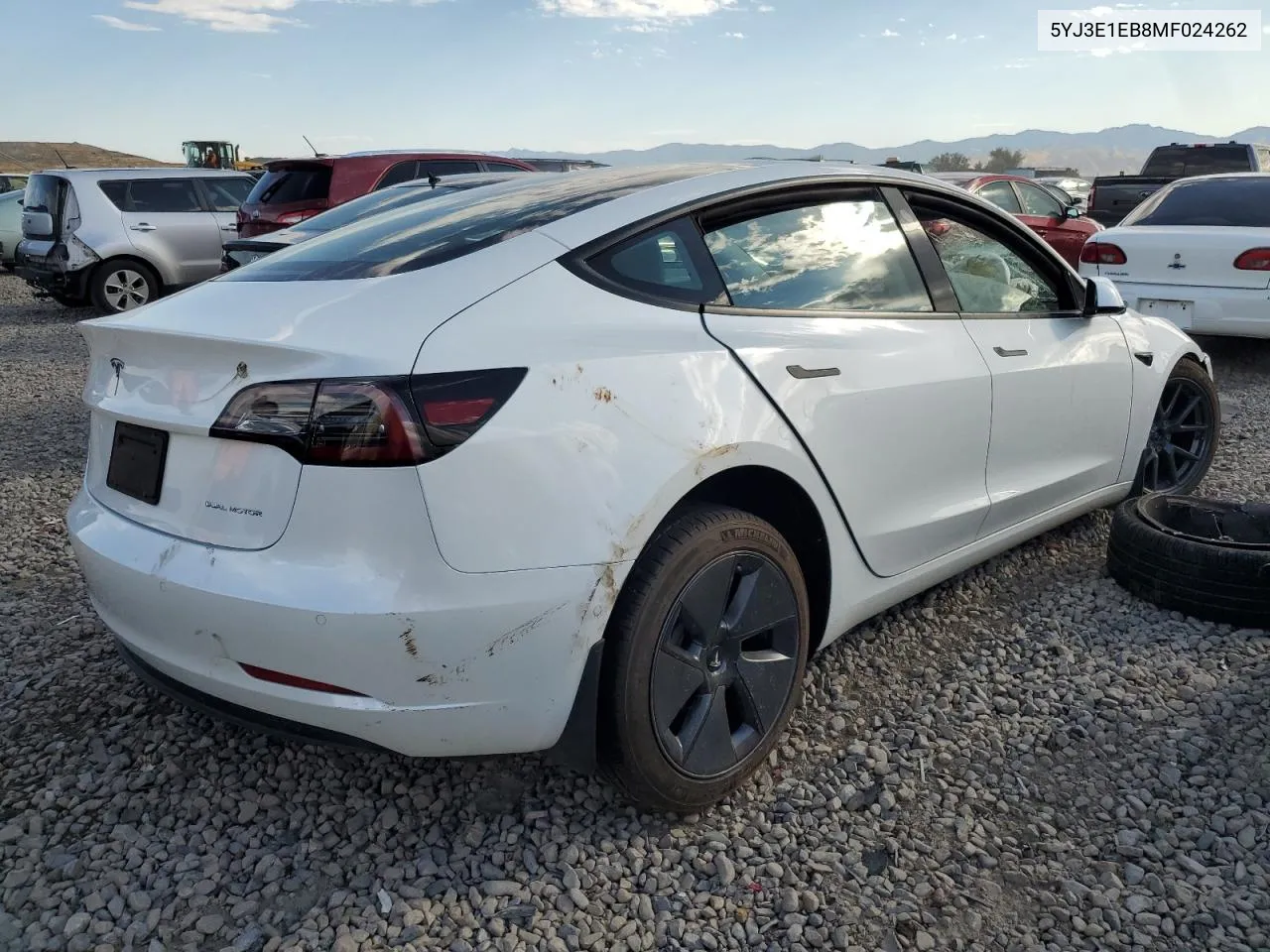 2021 Tesla Model 3 VIN: 5YJ3E1EB8MF024262 Lot: 69427334