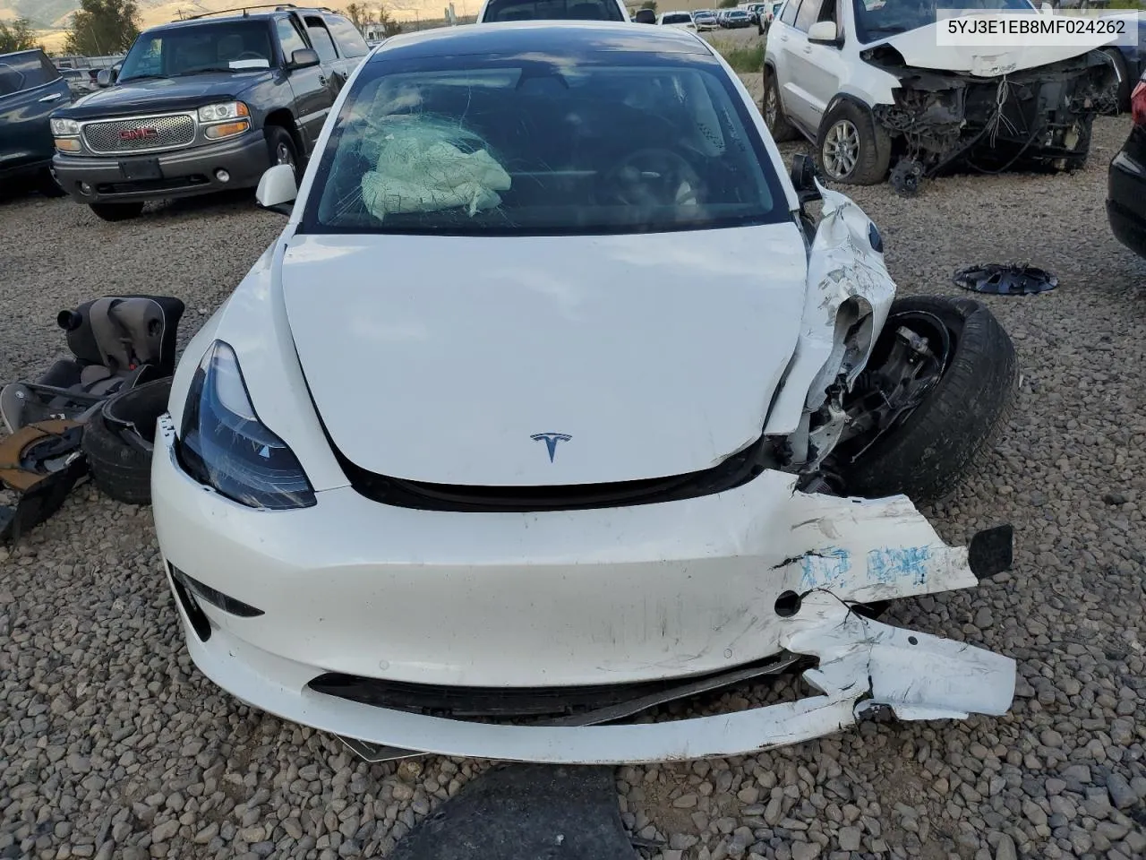 5YJ3E1EB8MF024262 2021 Tesla Model 3