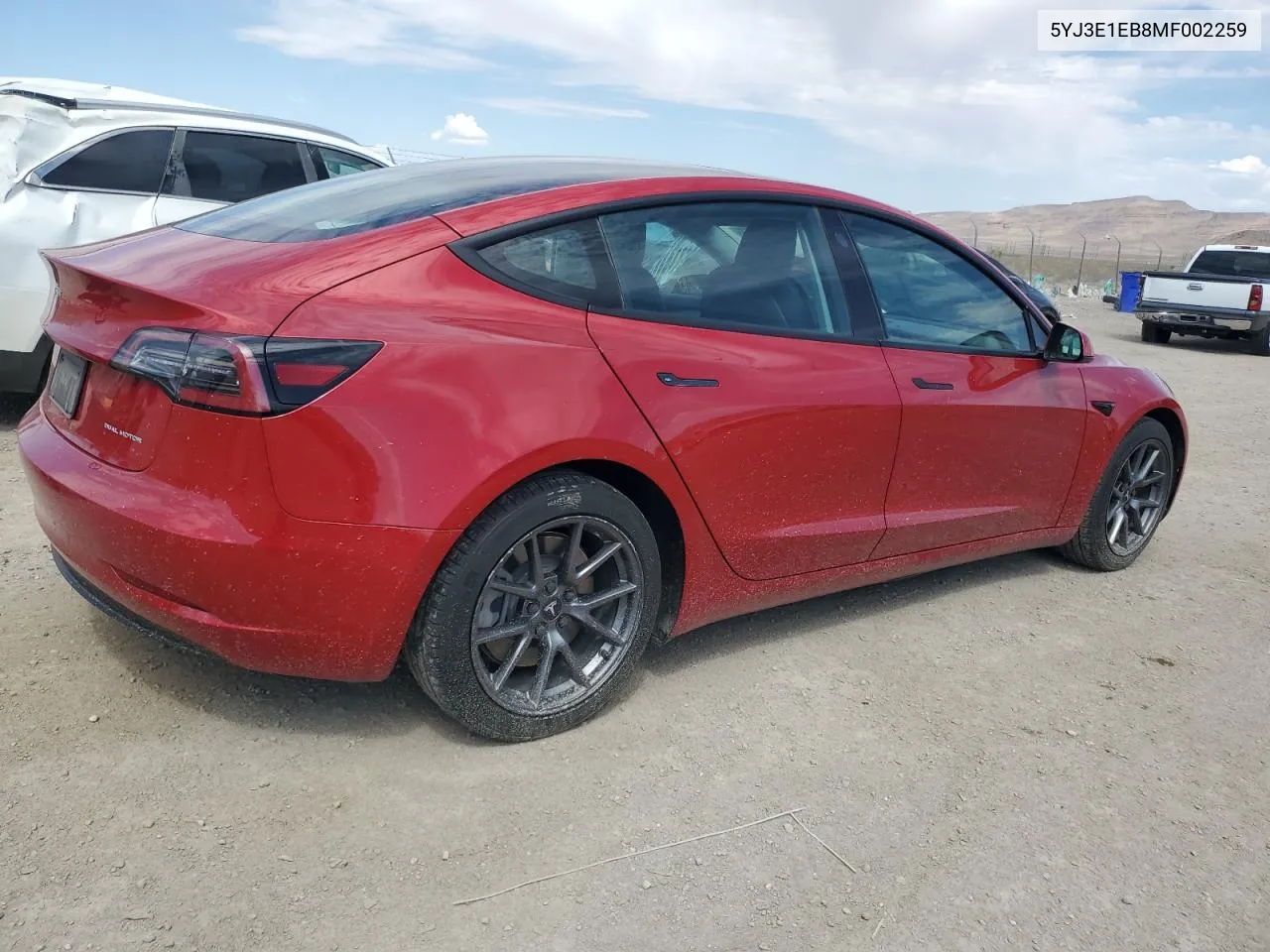 2021 Tesla Model 3 VIN: 5YJ3E1EB8MF002259 Lot: 69465414