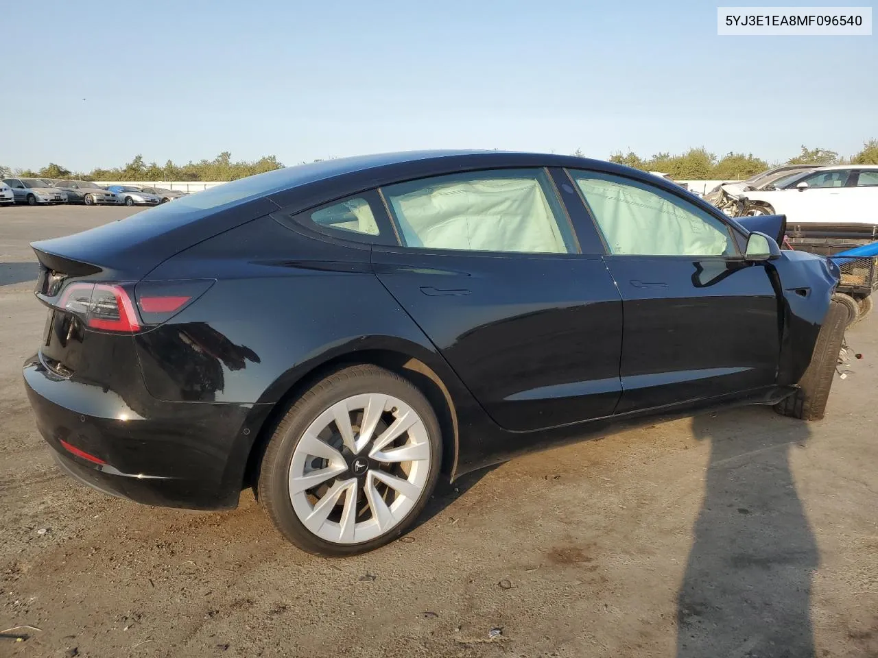 2021 Tesla Model 3 VIN: 5YJ3E1EA8MF096540 Lot: 69489974