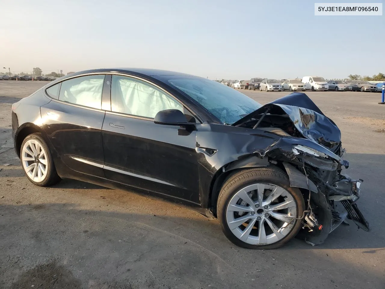 2021 Tesla Model 3 VIN: 5YJ3E1EA8MF096540 Lot: 69489974