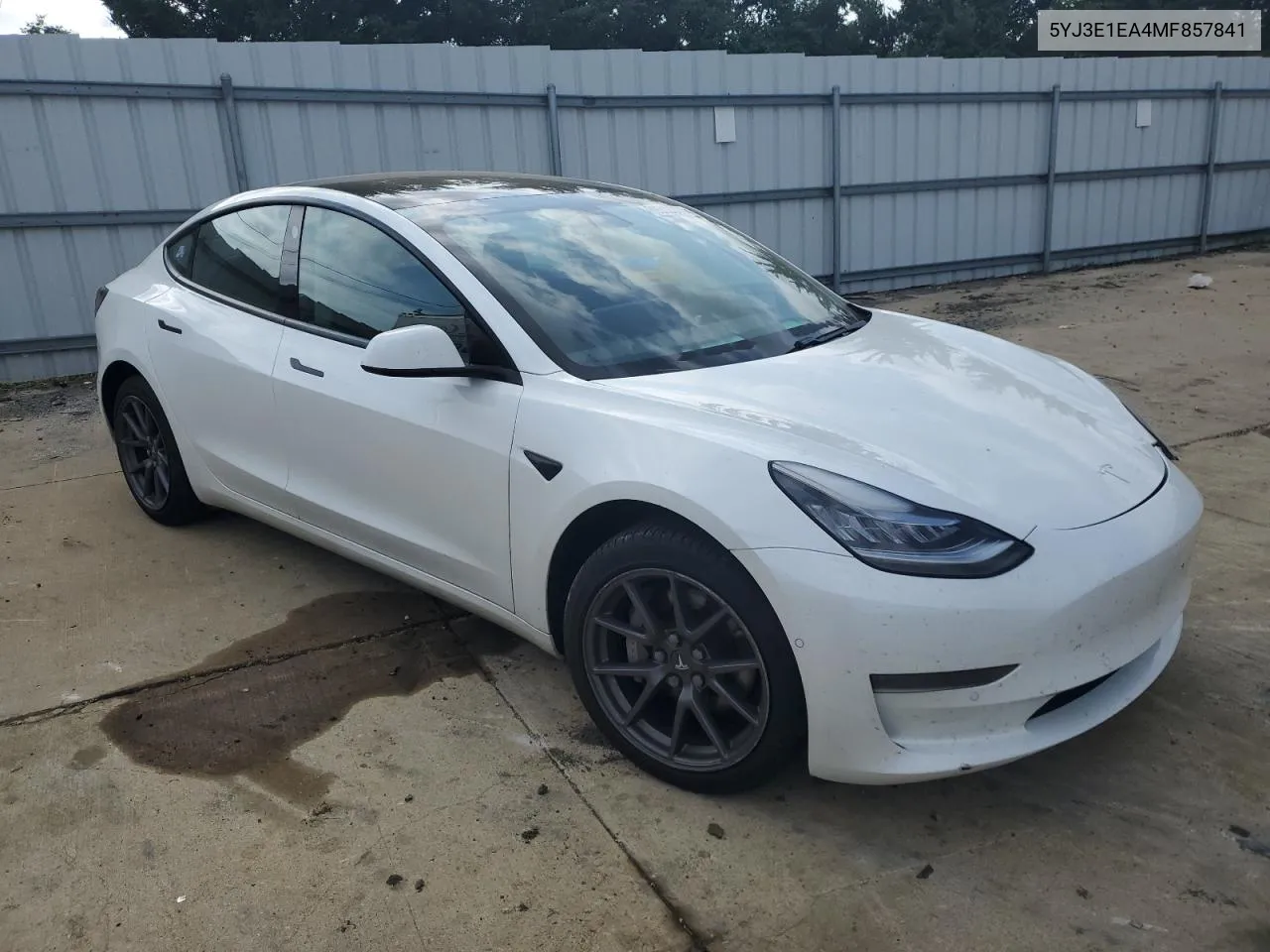 2021 Tesla Model 3 VIN: 5YJ3E1EA4MF857841 Lot: 69510374