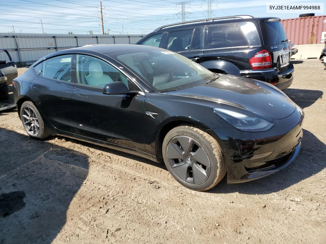 5YJ3E1EA6MF994988 2021 Tesla Model 3