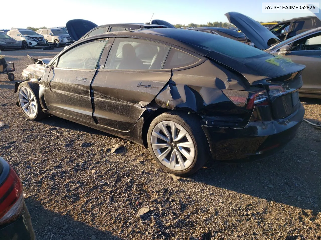 2021 Tesla Model 3 VIN: 5YJ3E1EA4MF052826 Lot: 69529624