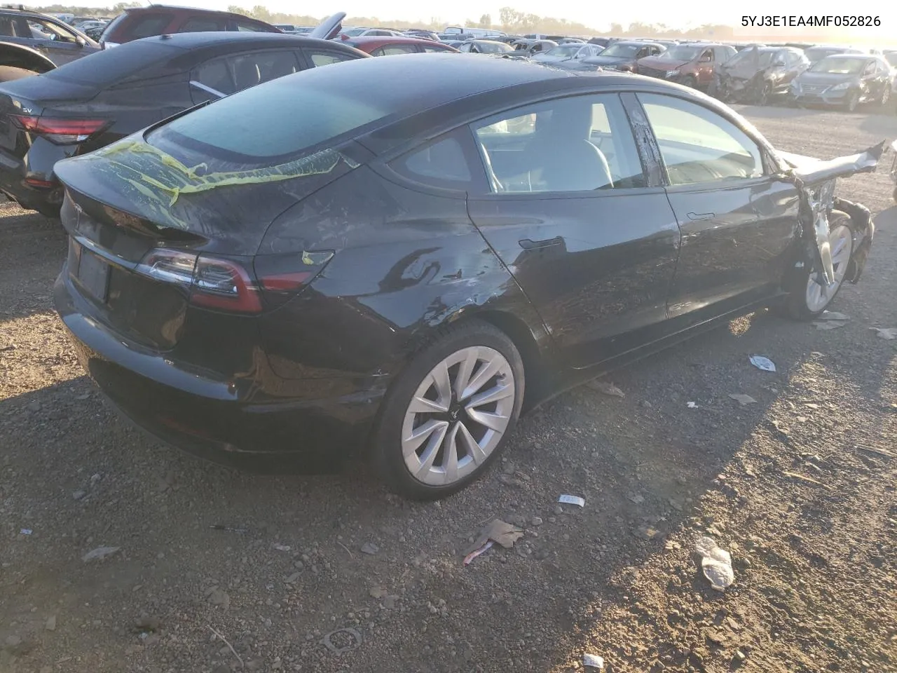 2021 Tesla Model 3 VIN: 5YJ3E1EA4MF052826 Lot: 69529624