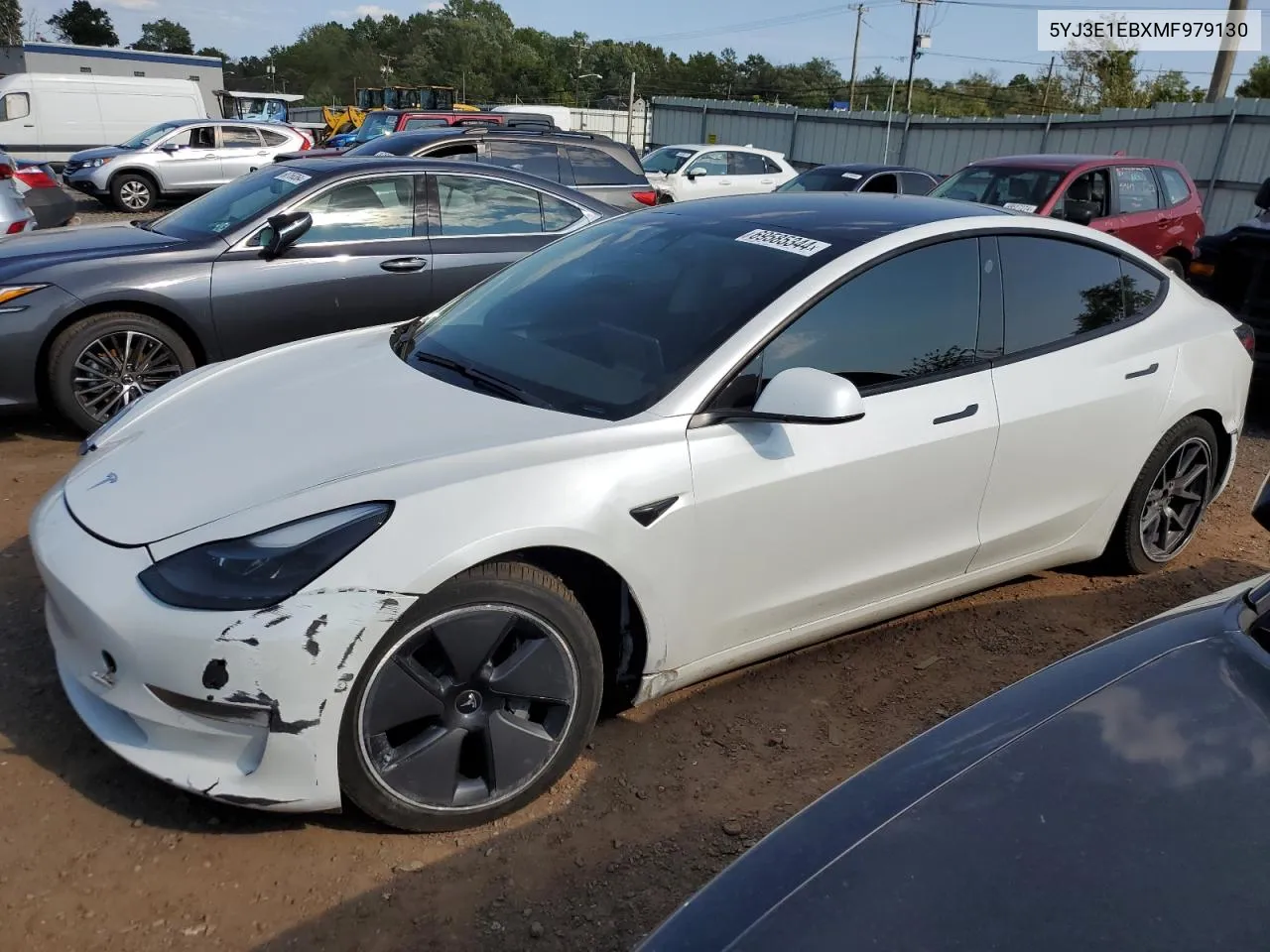 5YJ3E1EBXMF979130 2021 Tesla Model 3