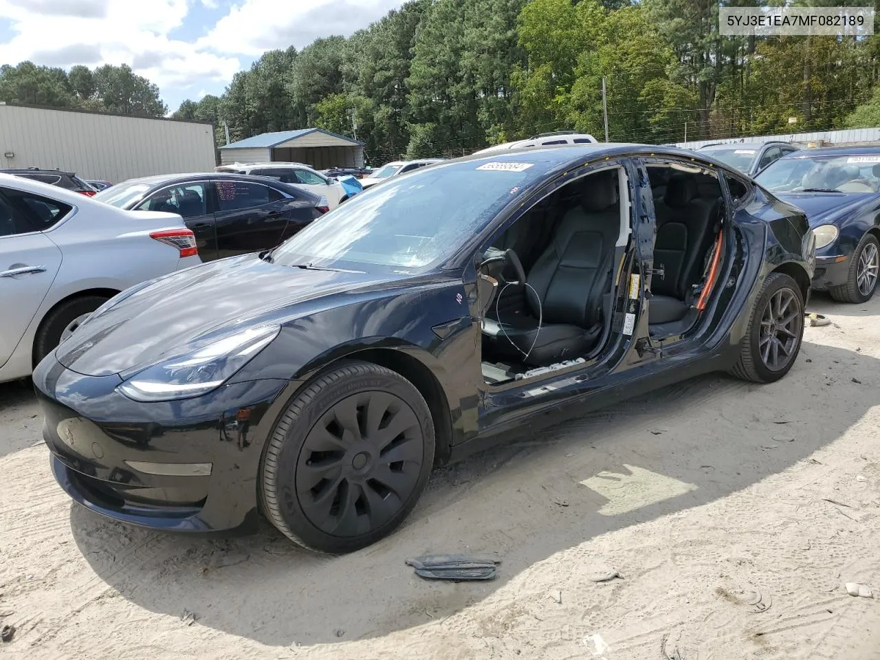 2021 Tesla Model 3 VIN: 5YJ3E1EA7MF082189 Lot: 69589584