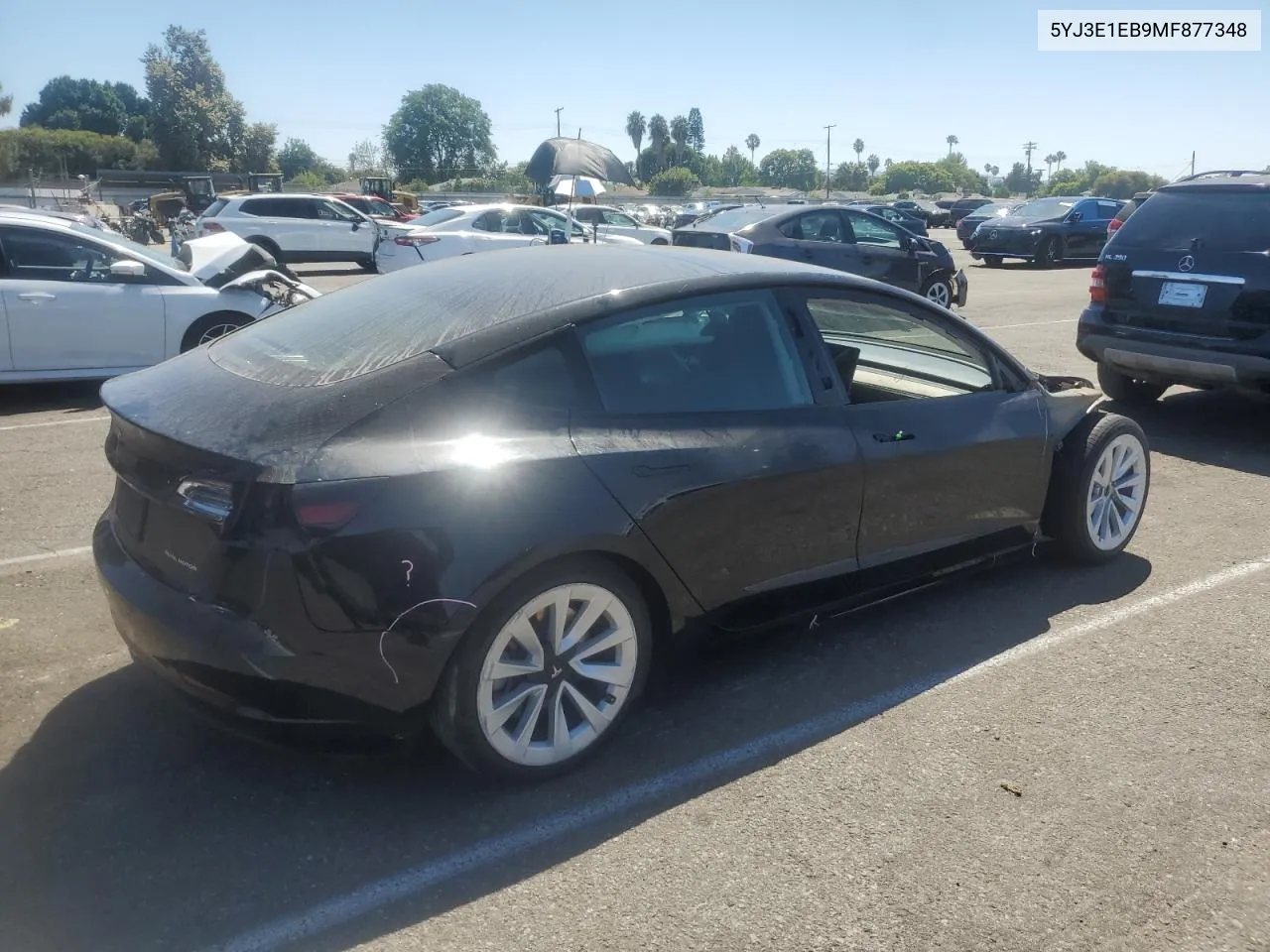 5YJ3E1EB9MF877348 2021 Tesla Model 3