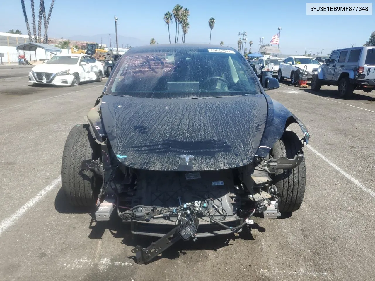 5YJ3E1EB9MF877348 2021 Tesla Model 3