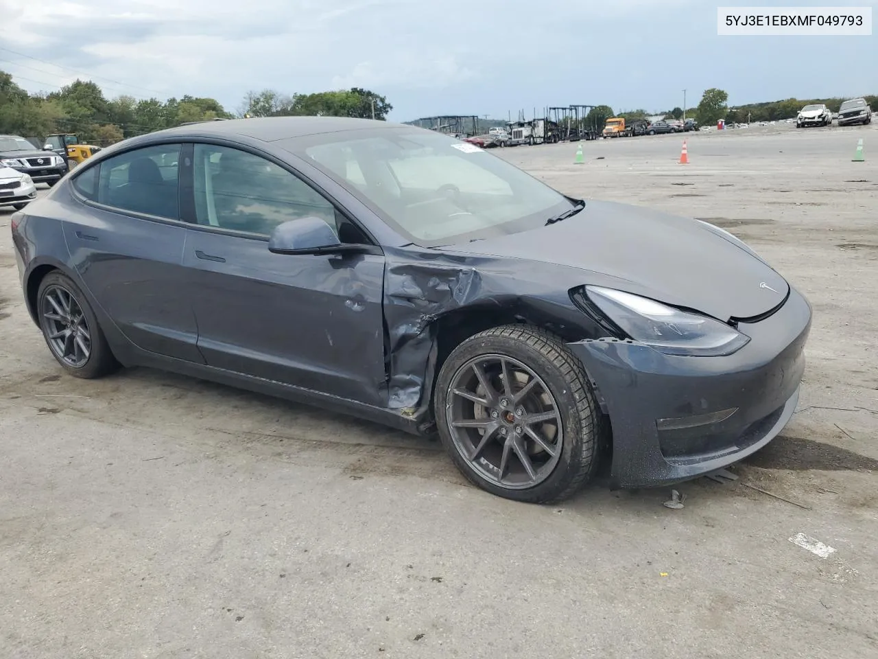 5YJ3E1EBXMF049793 2021 Tesla Model 3