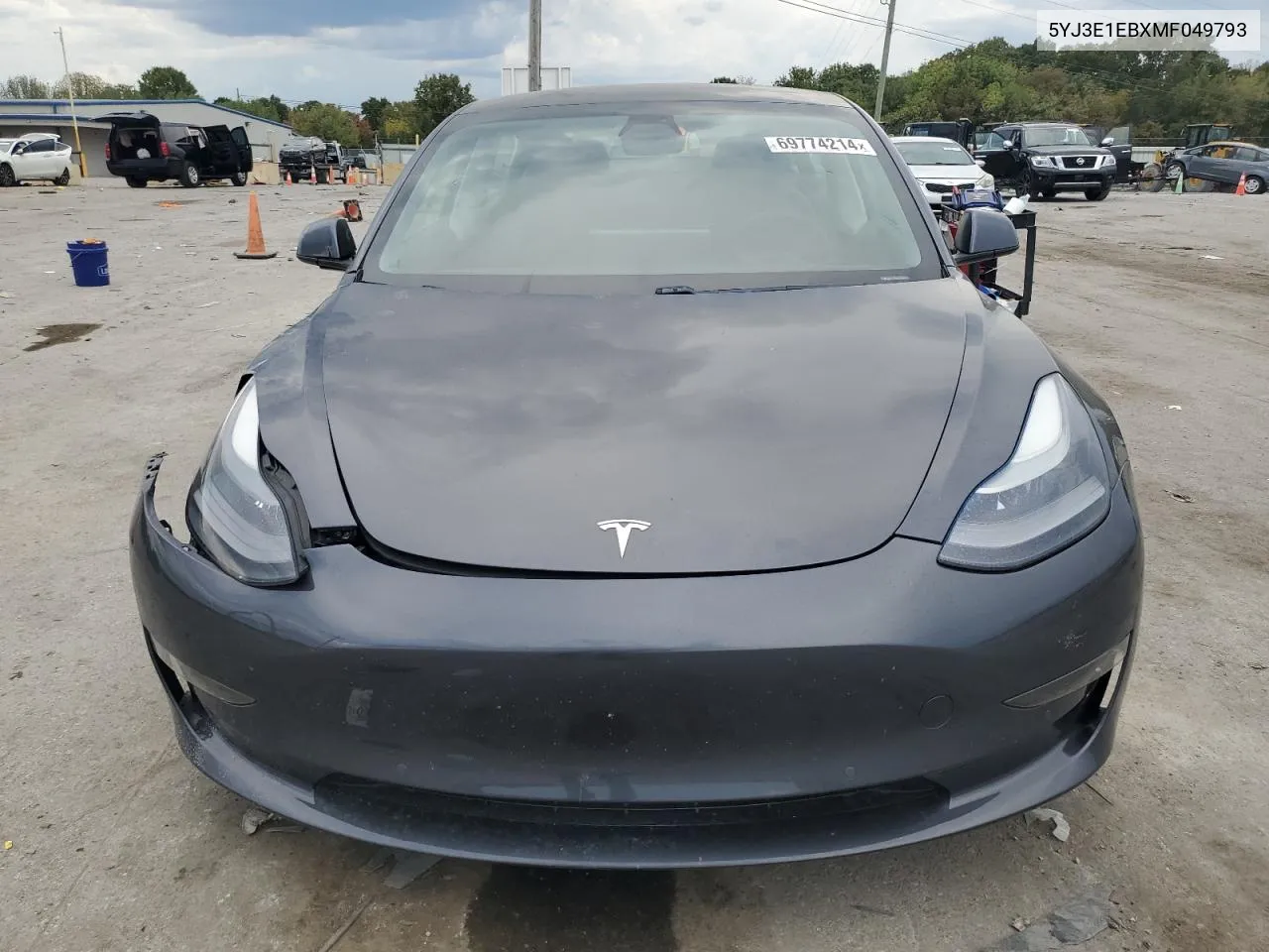 5YJ3E1EBXMF049793 2021 Tesla Model 3