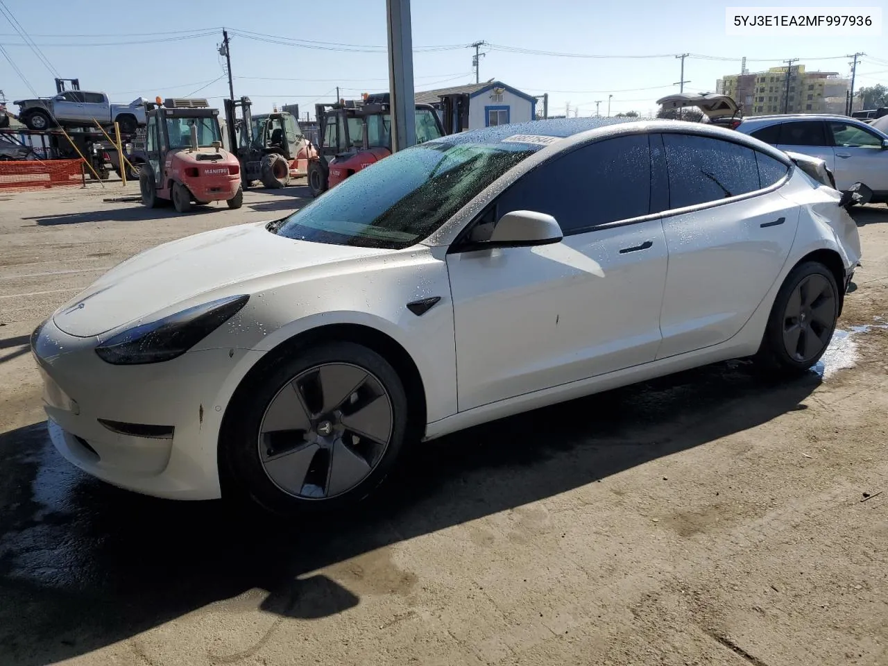 2021 Tesla Model 3 VIN: 5YJ3E1EA2MF997936 Lot: 69827544