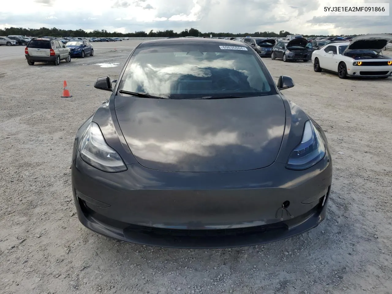 2021 Tesla Model 3 VIN: 5YJ3E1EA2MF091866 Lot: 69836884