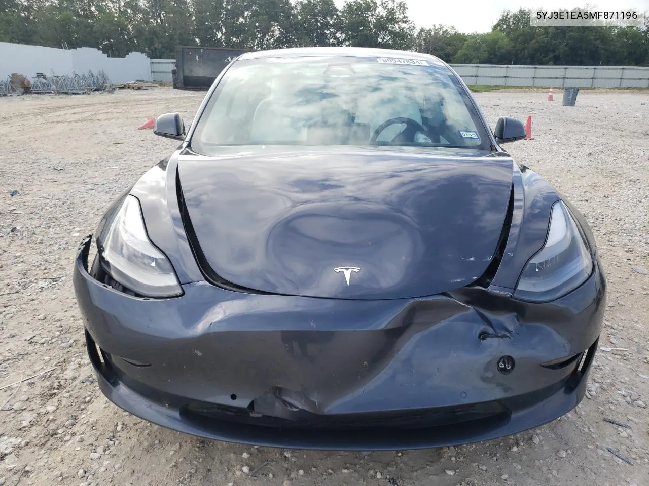 2021 Tesla Model 3 VIN: 5YJ3E1EA5MF871196 Lot: 69947634