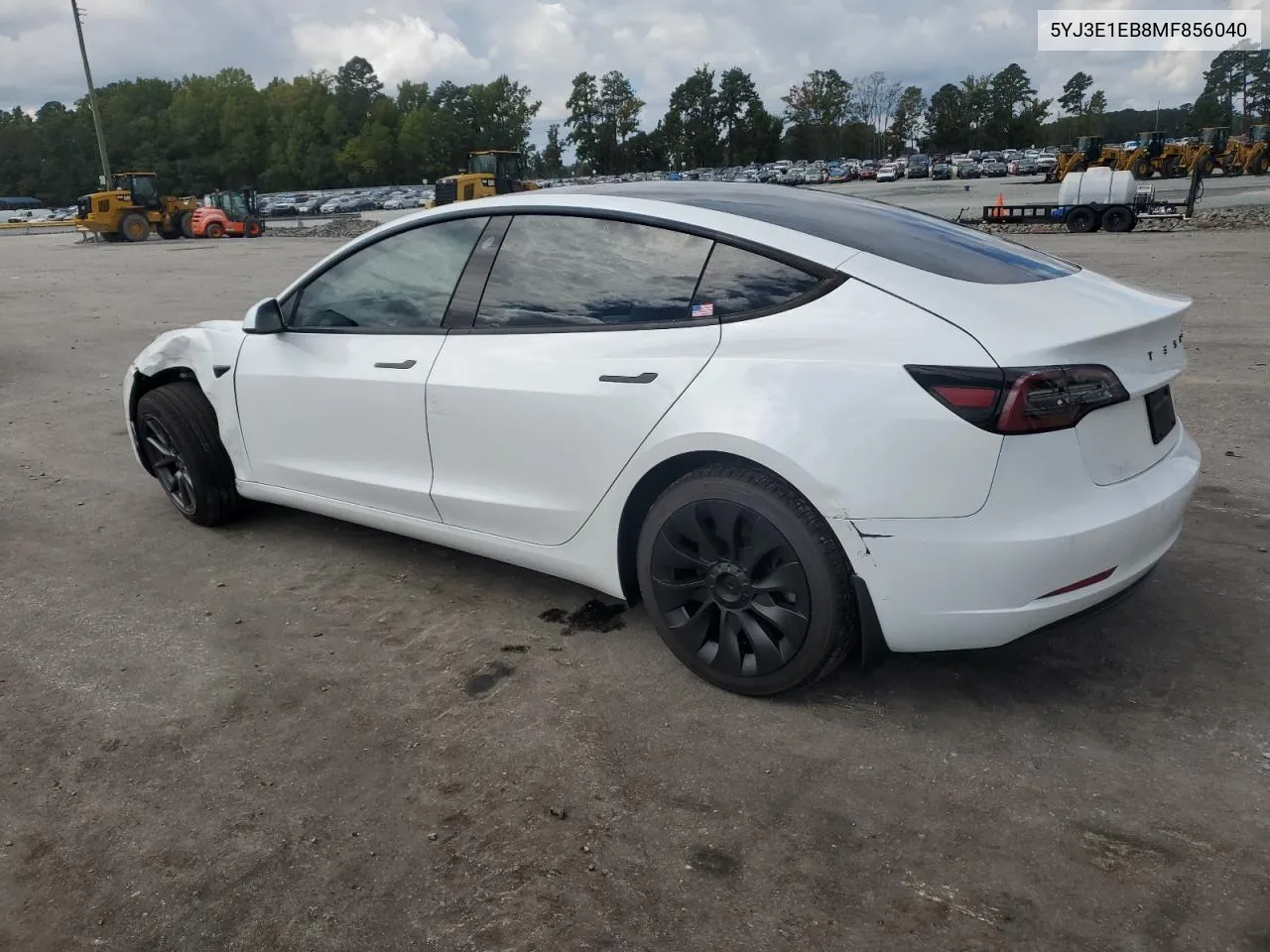 2021 Tesla Model 3 VIN: 5YJ3E1EB8MF856040 Lot: 69999794