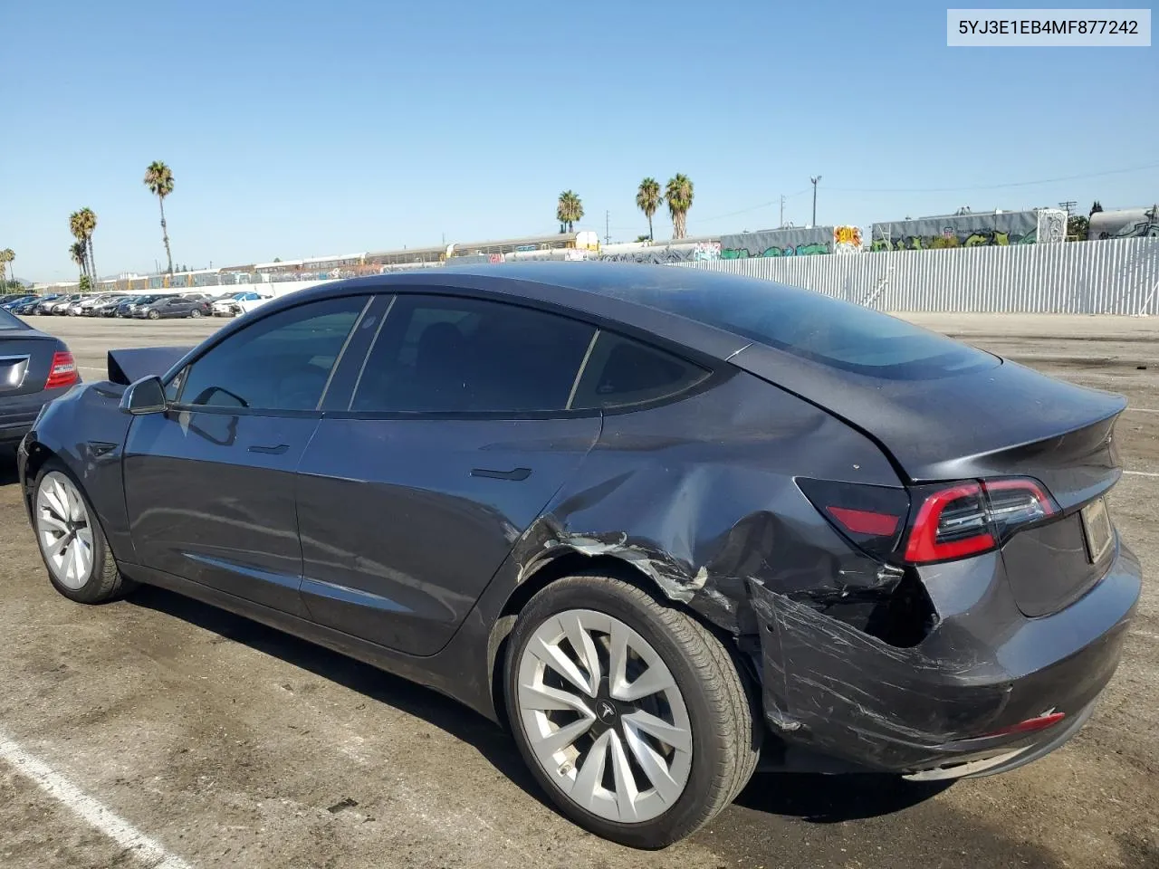 5YJ3E1EB4MF877242 2021 Tesla Model 3