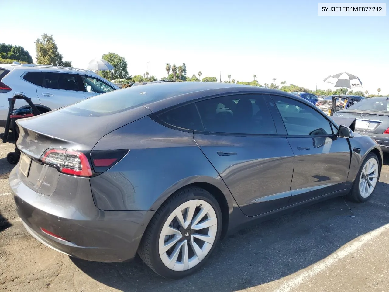 2021 Tesla Model 3 VIN: 5YJ3E1EB4MF877242 Lot: 70336084